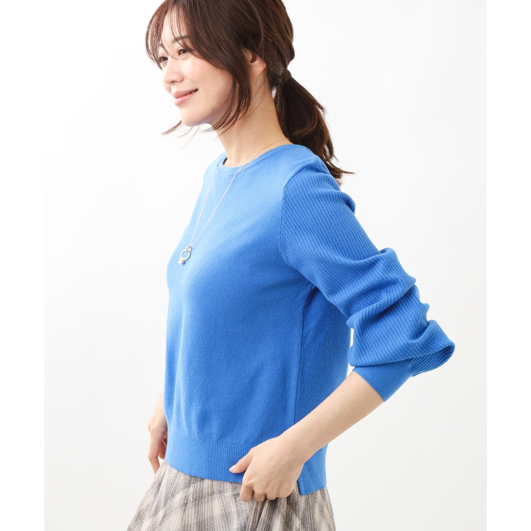 リフレクト Reflect 【マシンウォッシュ可】パフスリーブニット （オフホワイト(003)） オフホワイト(003)