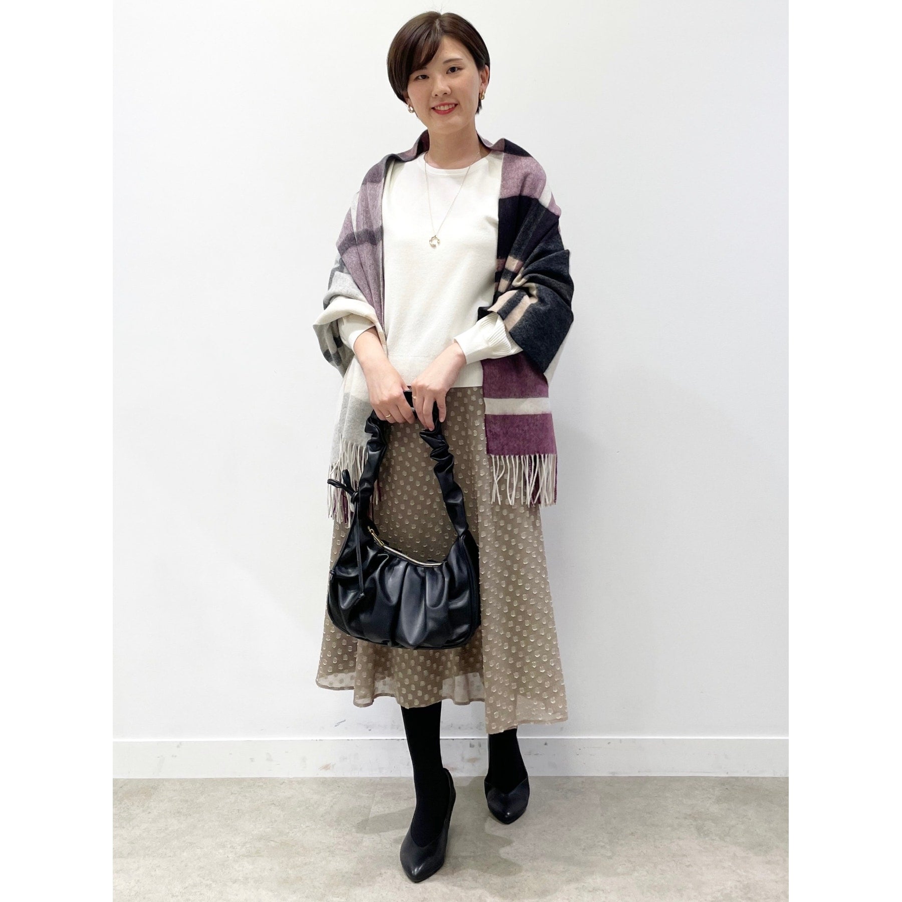 リフレクト Reflect 【マシンウォッシュ可】パフスリーブニット （オフホワイト(003)） オフホワイト(003)