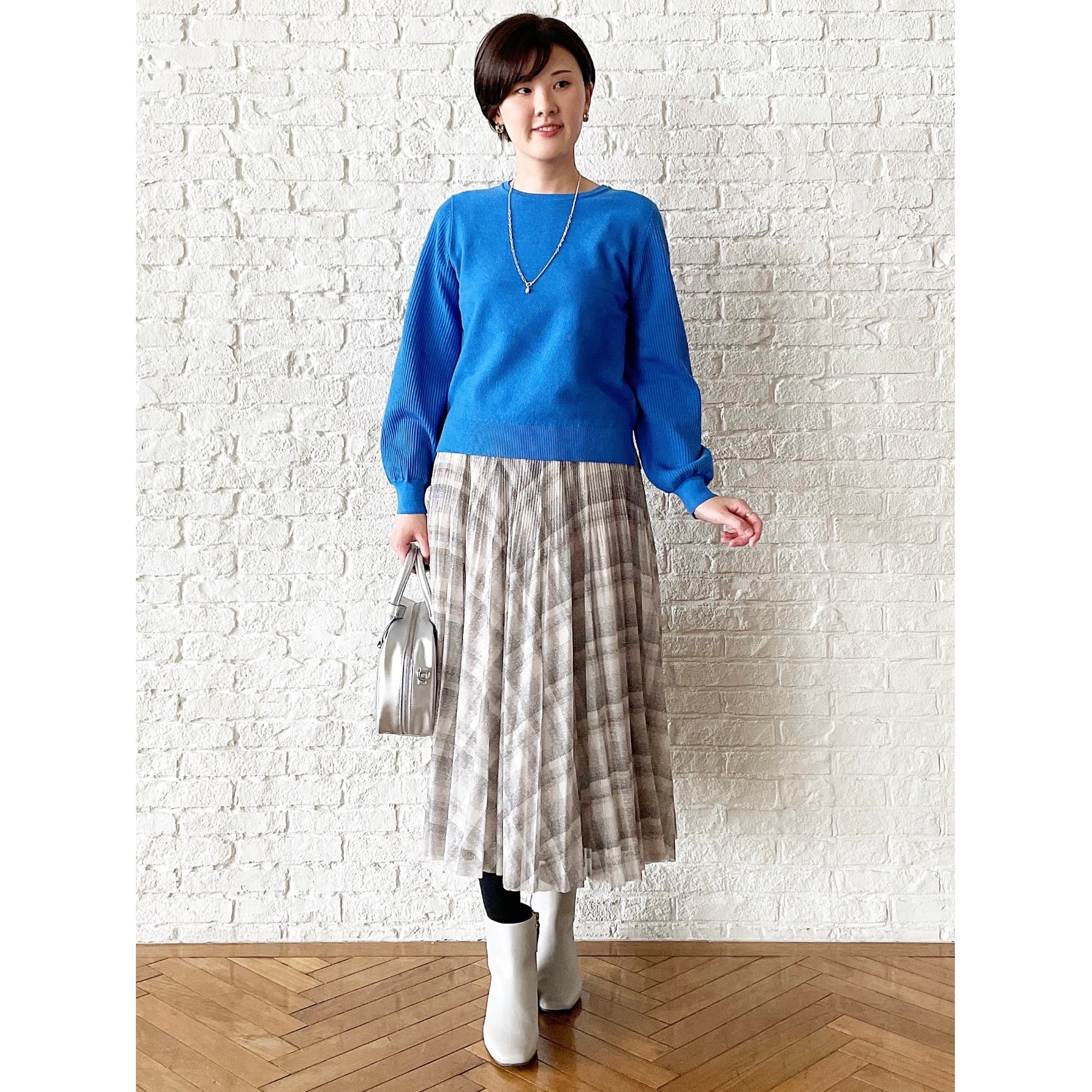 リフレクト Reflect 【マシンウォッシュ可】パフスリーブニット （オフホワイト(003)） オフホワイト(003)