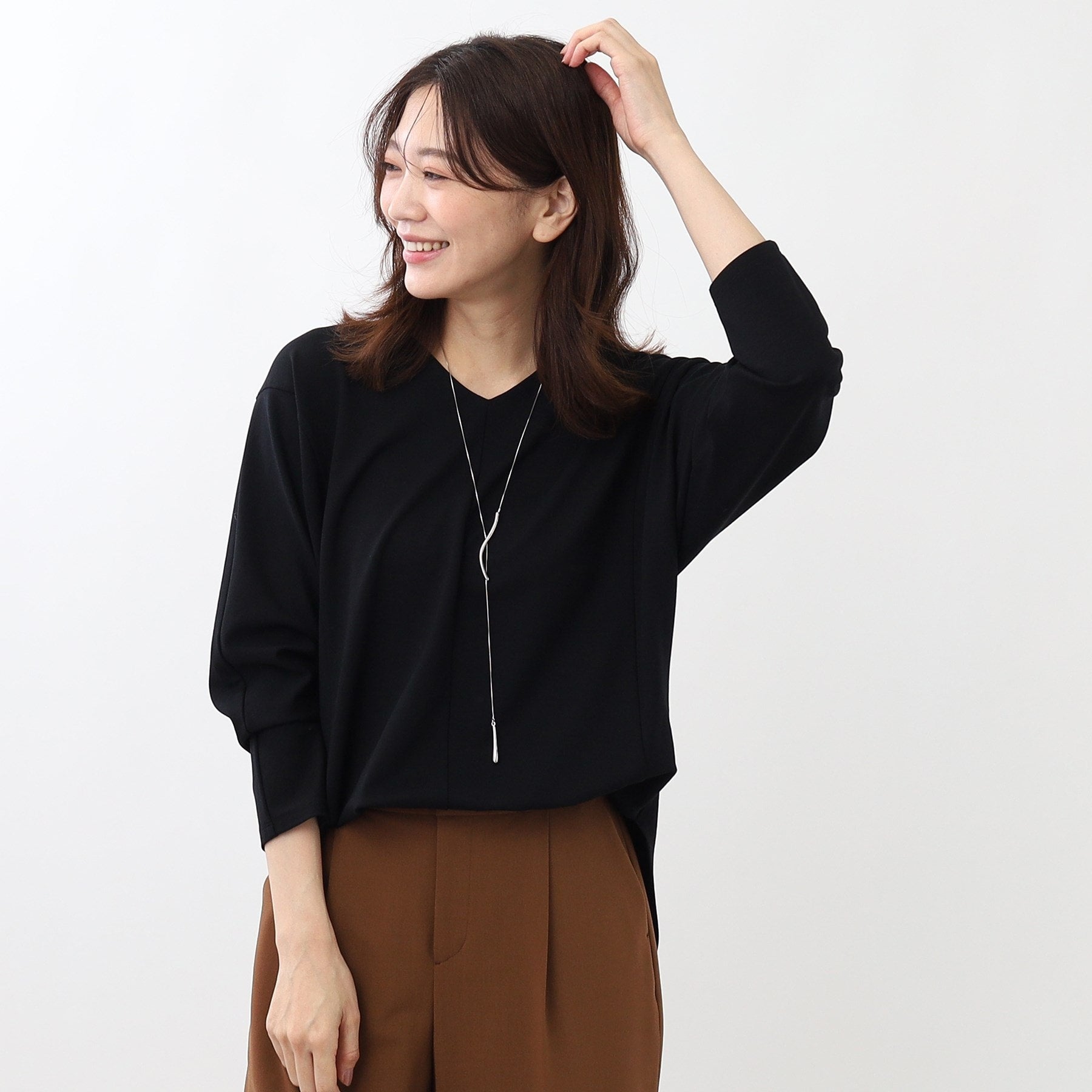 リフレクト Reflect 【手洗い可】ドルマンスリーブプルオーバー （ブラック(019)） ブラック(019)