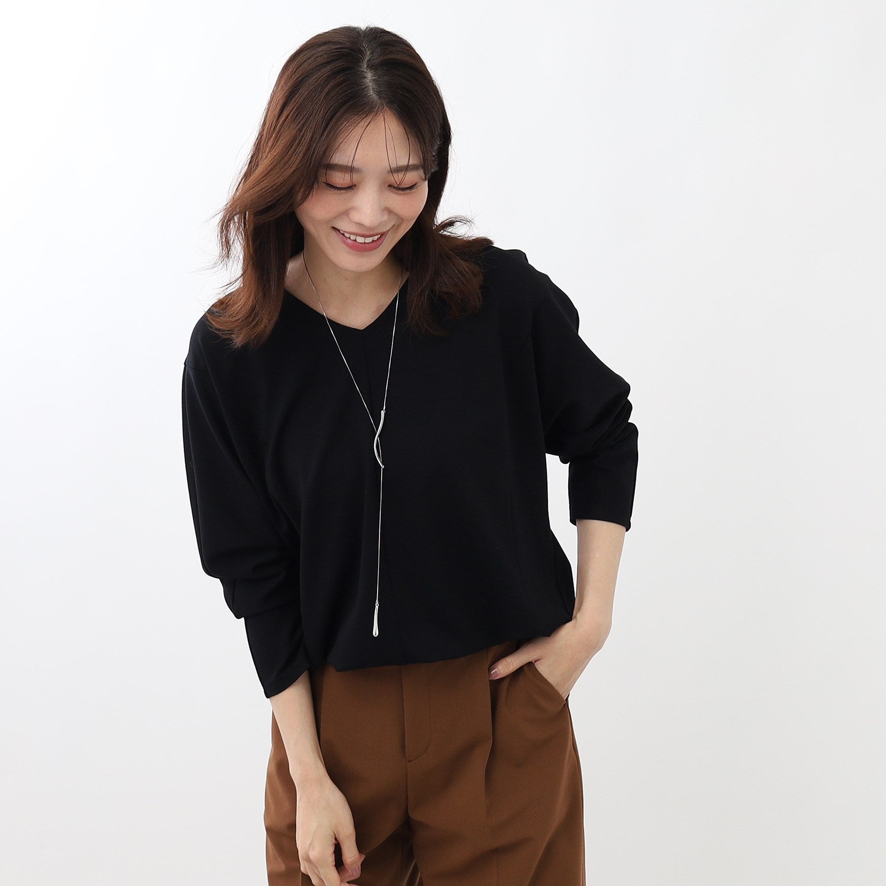 リフレクト Reflect 【手洗い可】ドルマンスリーブプルオーバー （ブラック(019)） ブラック(019)