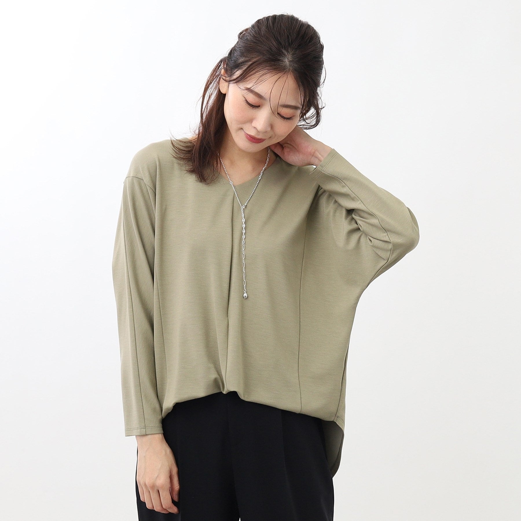 リフレクト Reflect 【手洗い可】ドルマンスリーブプルオーバー （ブラック(019)） ブラック(019)