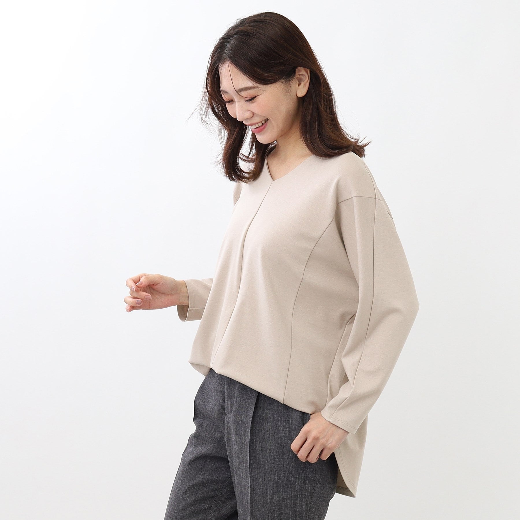 リフレクト Reflect 【手洗い可】ドルマンスリーブプルオーバー （ブラック(019)） ブラック(019)