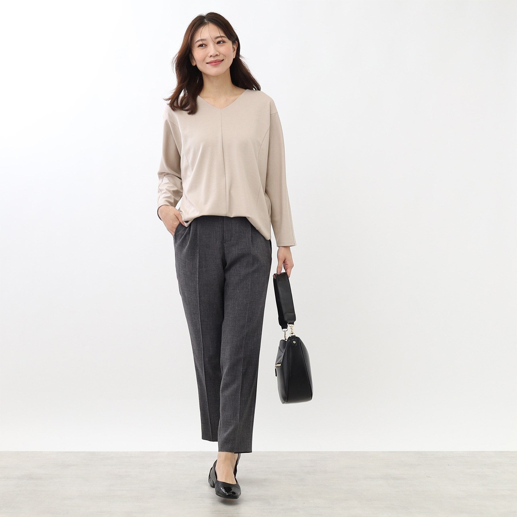 リフレクト Reflect 【手洗い可】ドルマンスリーブプルオーバー （ブラック(019)） ブラック(019)