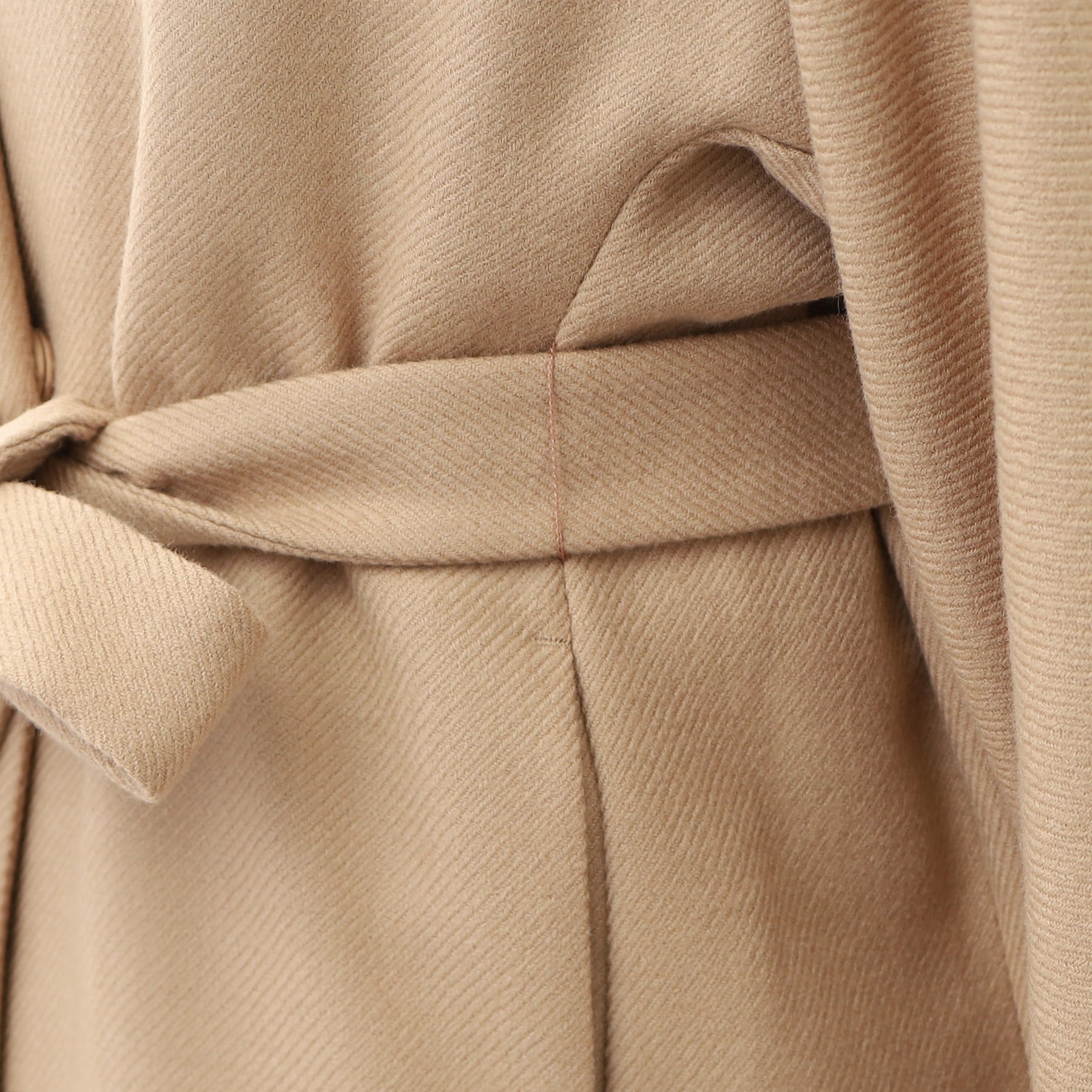 リフレクト Reflect 【R-QUALITY／共布サッシュベルト付き】クラシカルロングコート （ライトグレー(011)） ライトグレー(011)