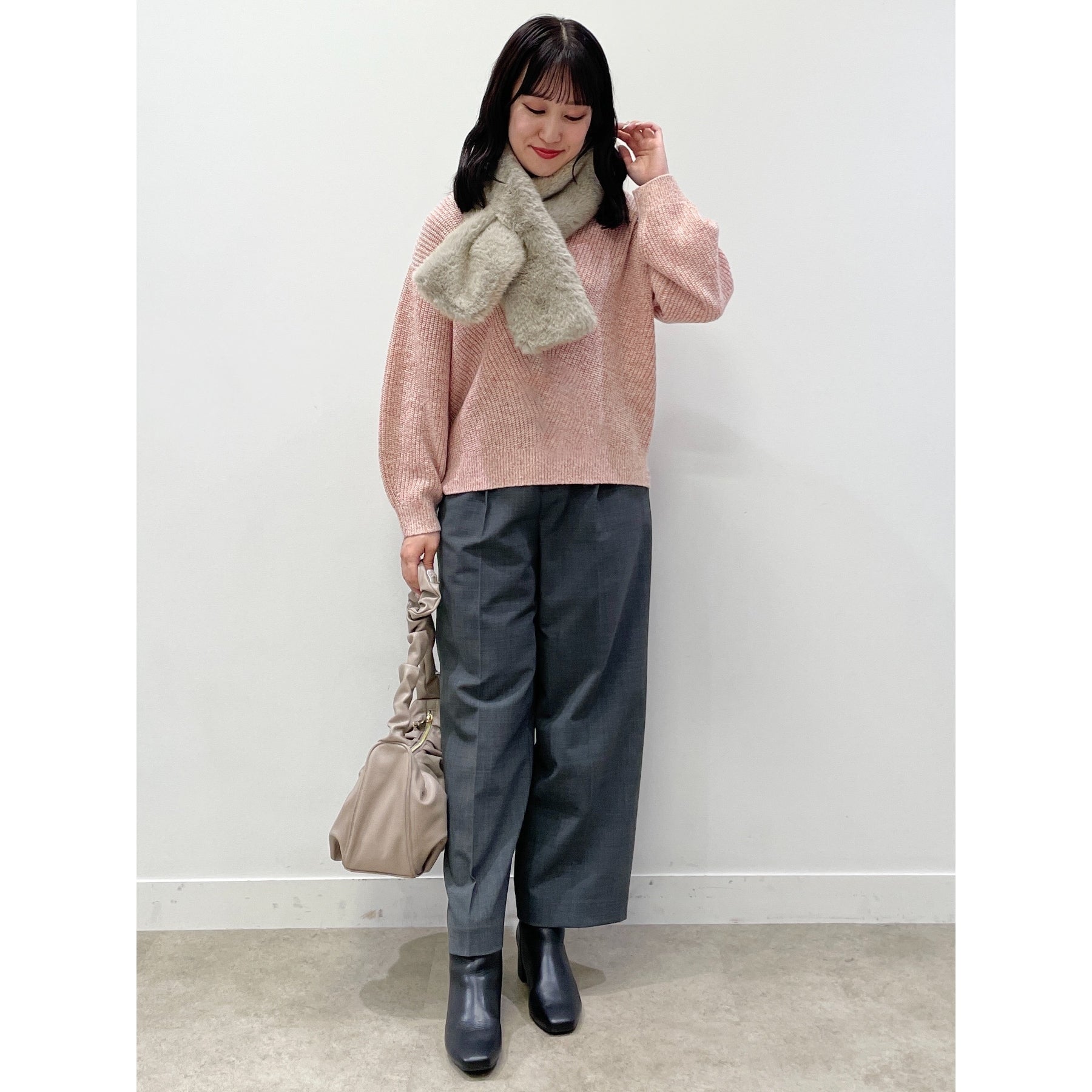 リフレクト Reflect 【洗える】ミックスカラーニット （オフホワイト(003)） オフホワイト(003)