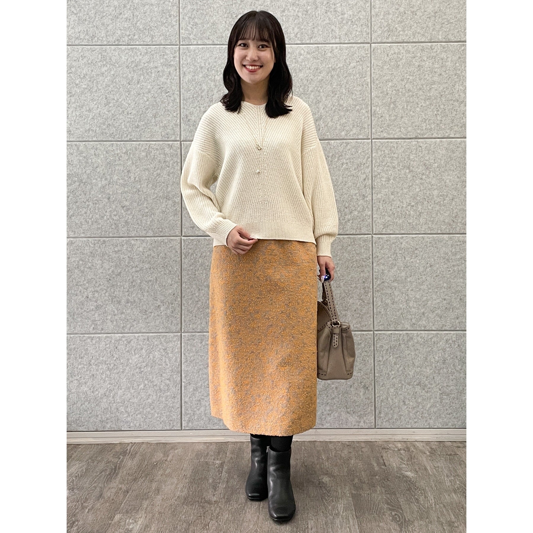 リフレクト Reflect 【洗える】ミックスカラーニット （オフホワイト(003)） オフホワイト(003)