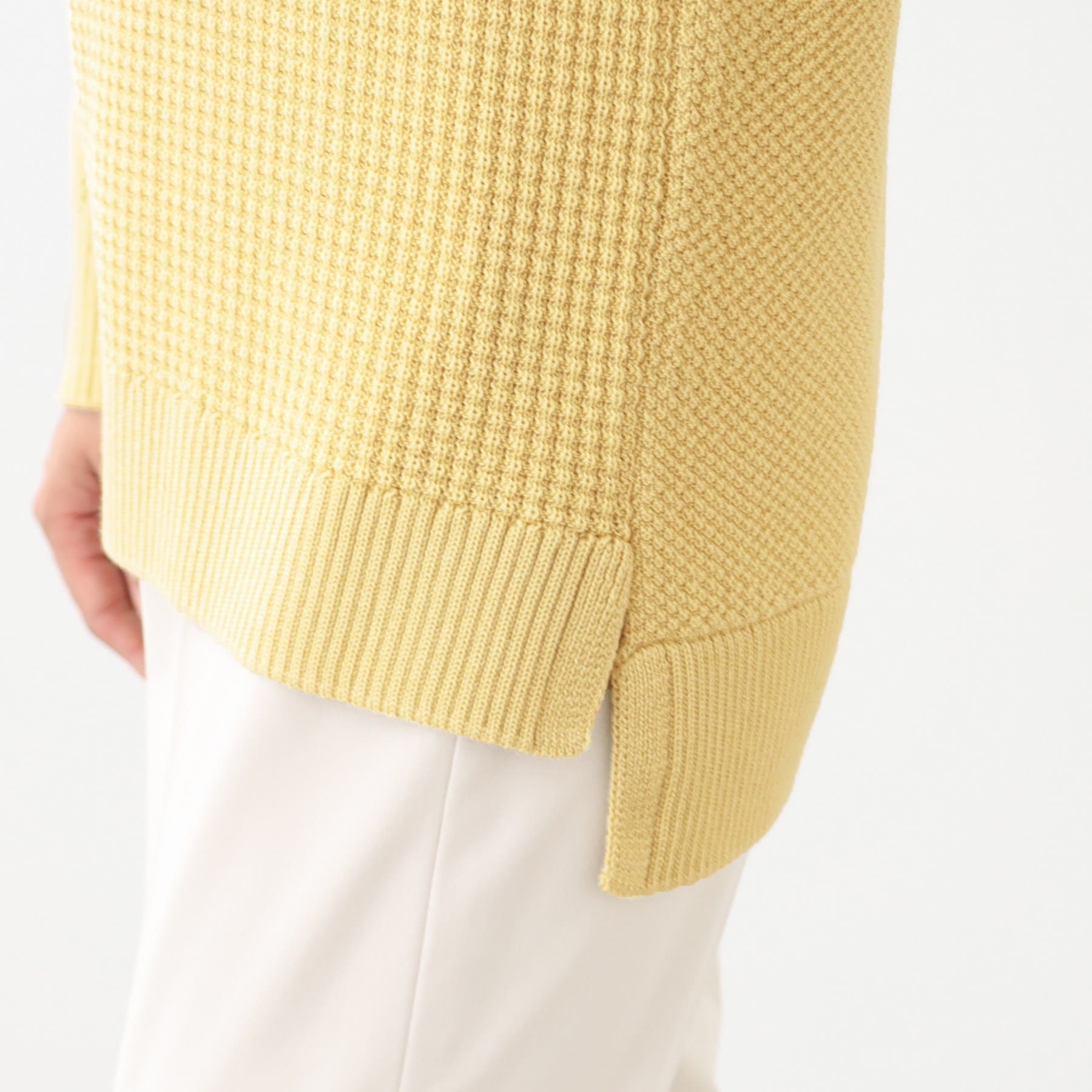 リフレクト Reflect 【洗える】フェザーボーダーニット （オフホワイト(003)） オフホワイト(003)