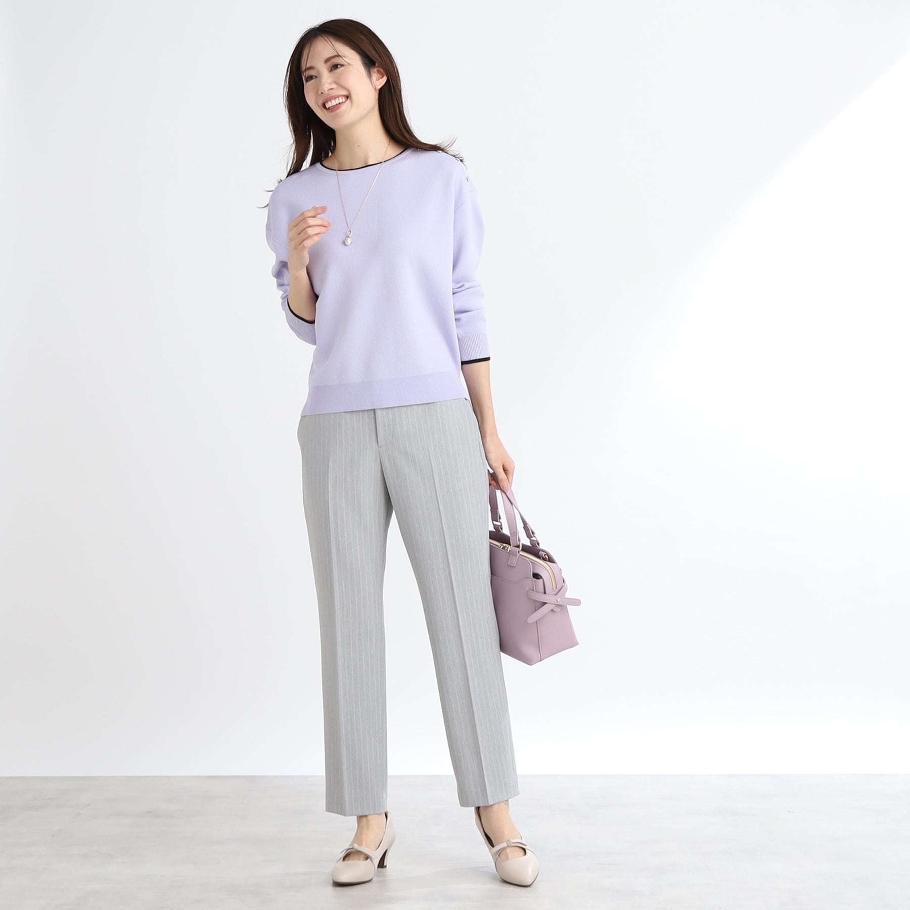 リフレクト Reflect 【WEB限定カラーあり／私のパンツ／手洗い可】ストレッチテーパードパンツ （ブラック(019)） ブラック(019)