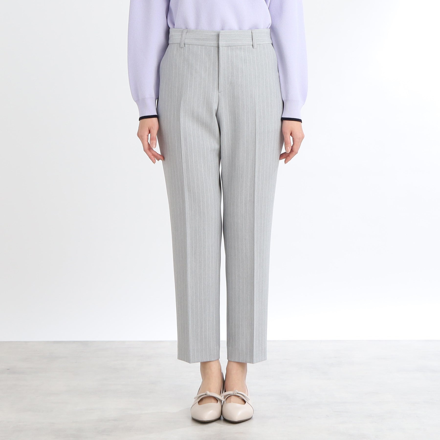 リフレクト Reflect 【WEB限定カラーあり／私のパンツ／手洗い可】ストレッチテーパードパンツ （ブラック(019)） ブラック(019)