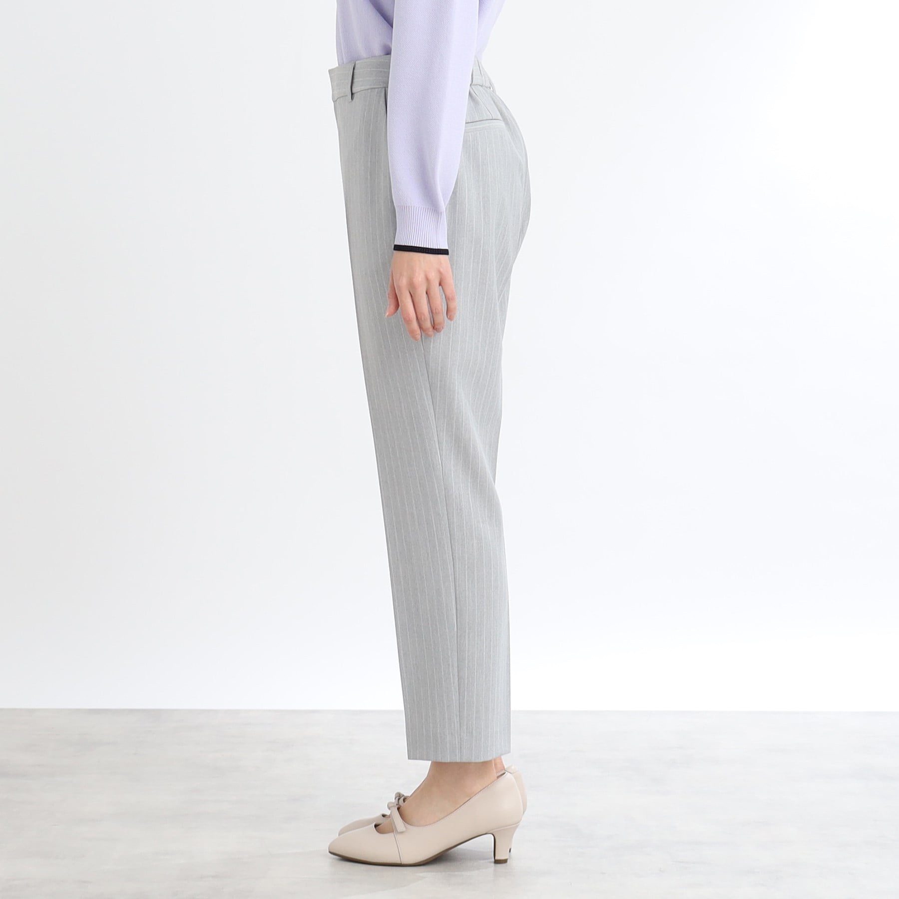 リフレクト Reflect 【WEB限定カラーあり／私のパンツ／手洗い可】ストレッチテーパードパンツ （ブラック(019)） ブラック(019)