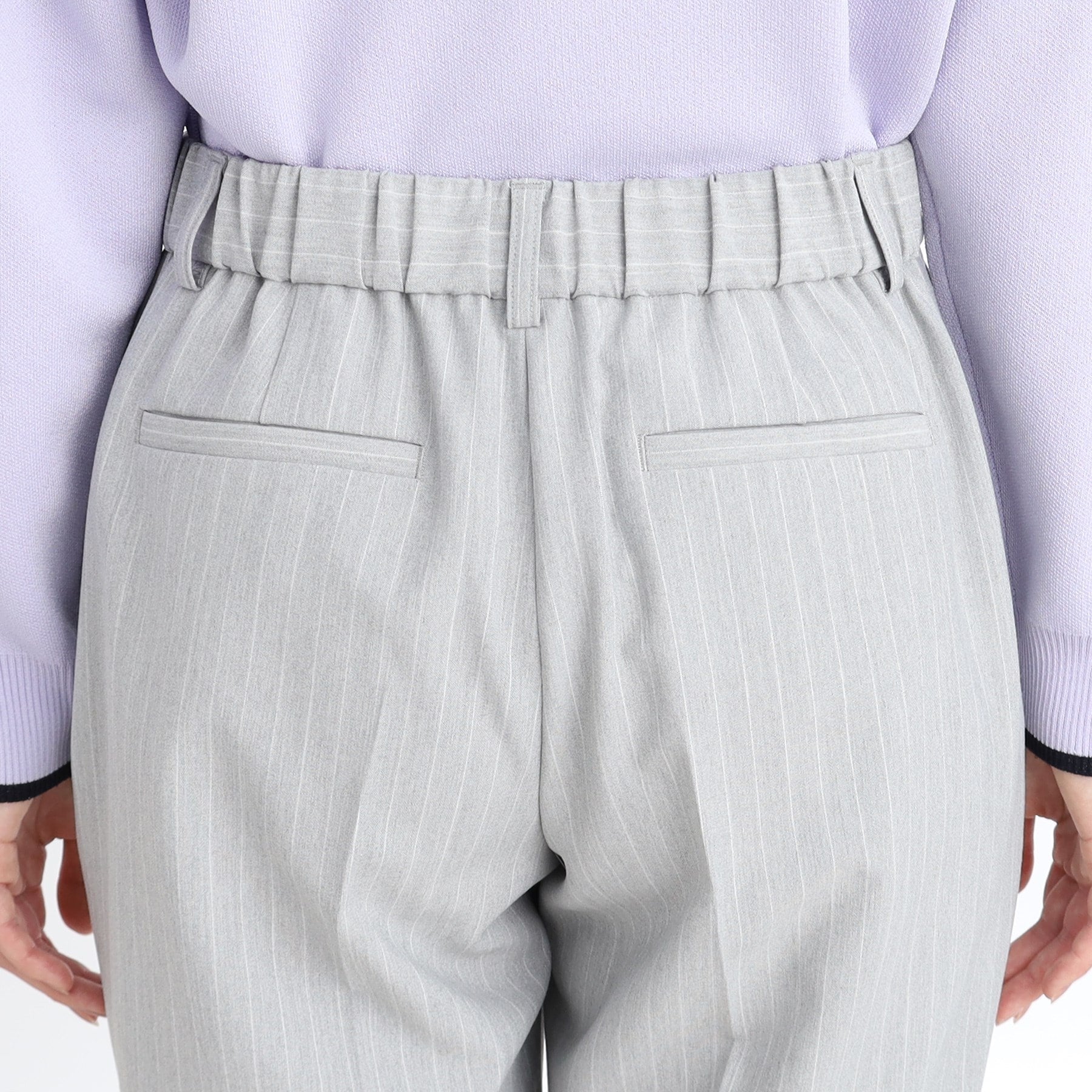 リフレクト Reflect 【WEB限定カラーあり／私のパンツ／手洗い可】ストレッチテーパードパンツ （ブラック(019)） ブラック(019)