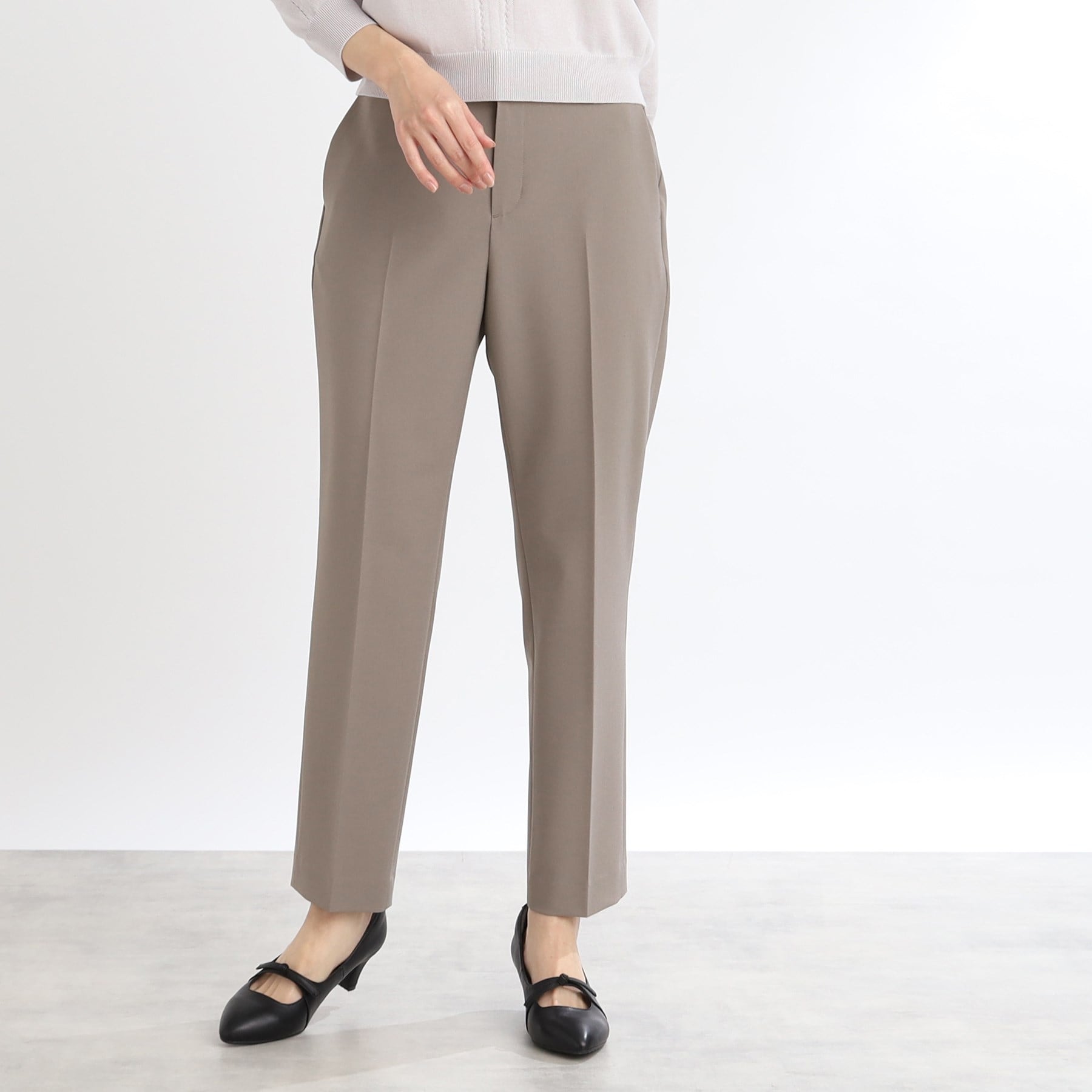 リフレクト Reflect 【WEB限定カラーあり／私のパンツ／手洗い可】ストレッチテーパードパンツ （トープ(054)） トープ(054)