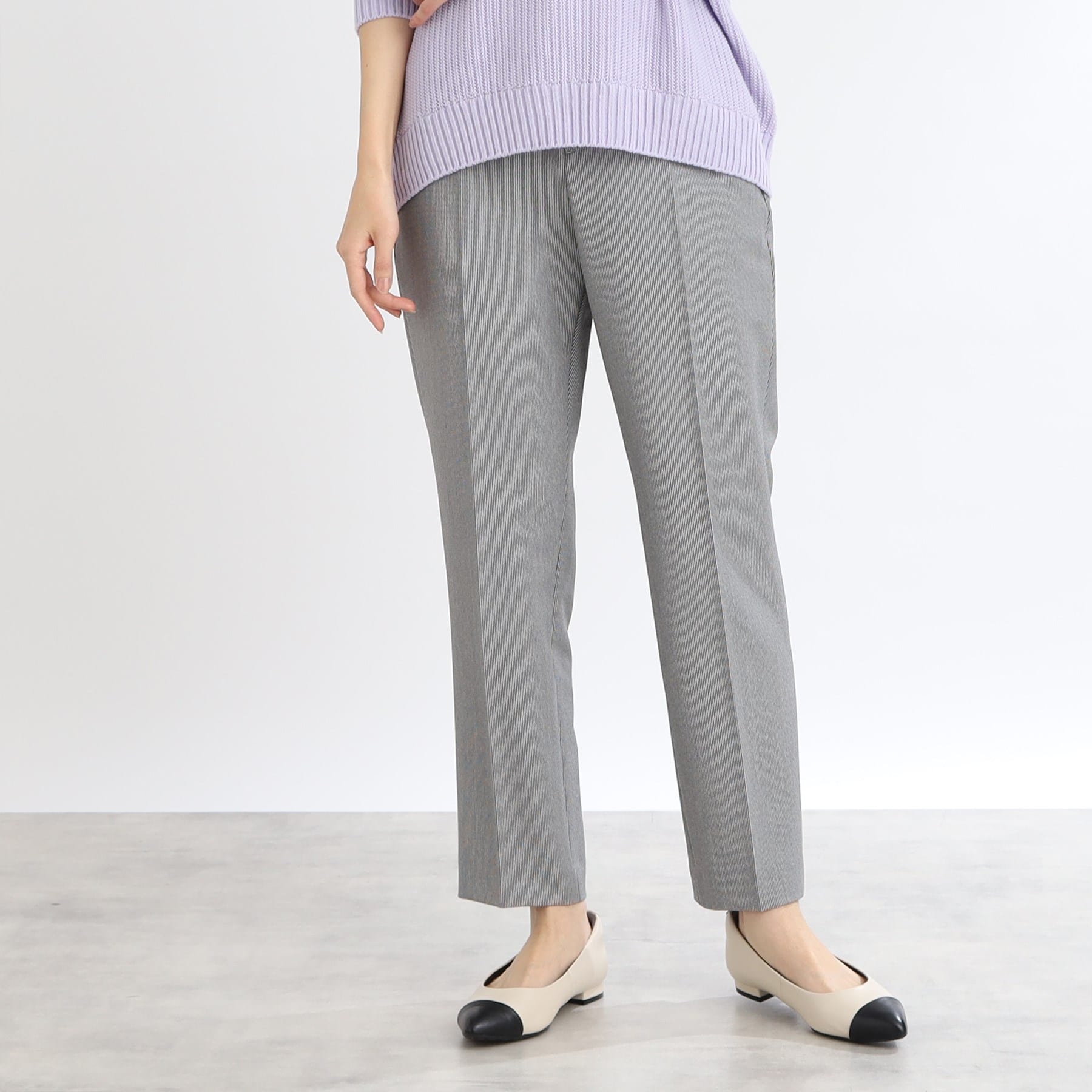 リフレクト Reflect 【WEB限定カラーあり／私のパンツ／手洗い可】ストレッチテーパードパンツ （ブラック(219)） ブラック(219)