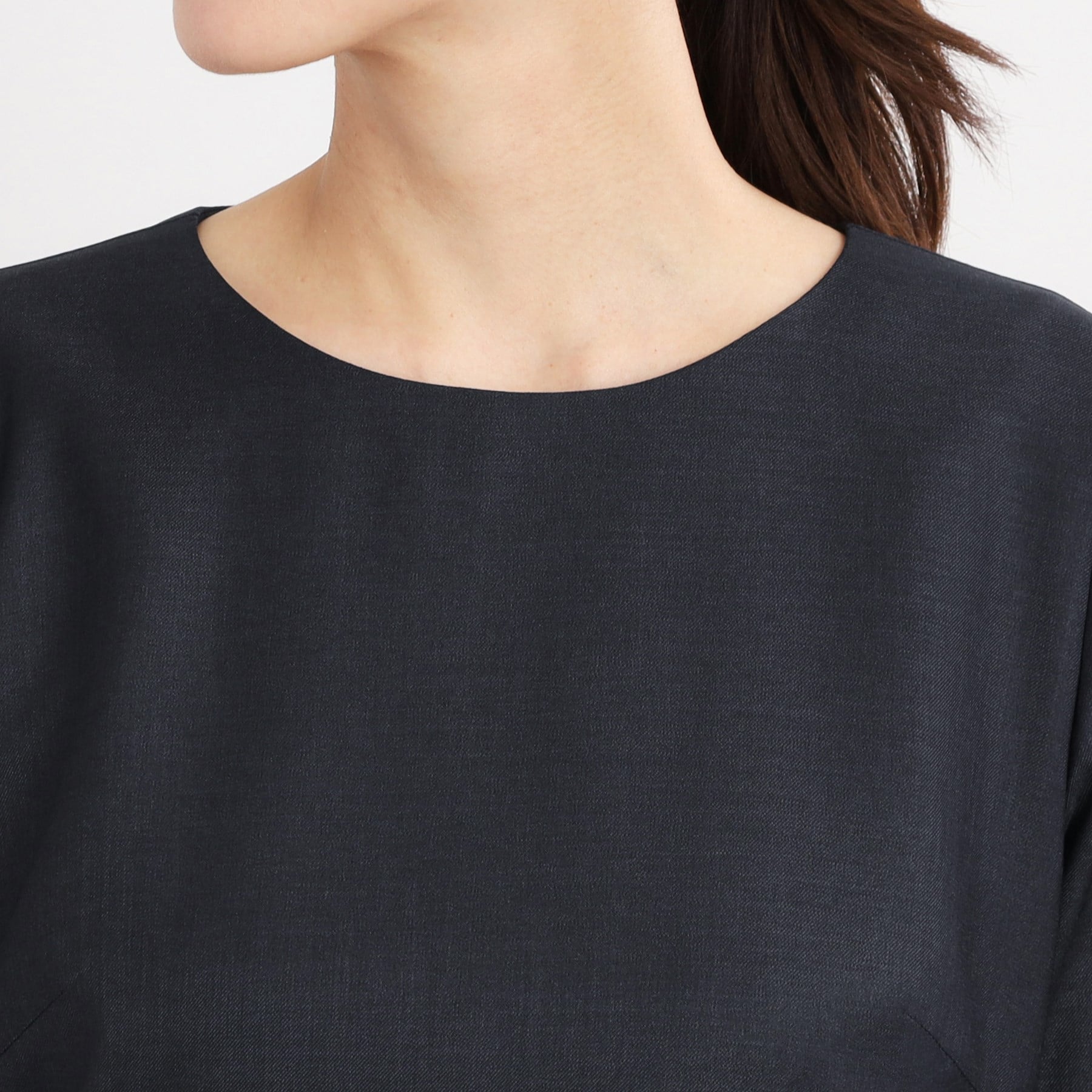 リフレクト Reflect 【UVカット／洗える／セットアップ可】ドライタッチ五分袖ワンピース （ライトグレー(011)） ライトグレー(011)