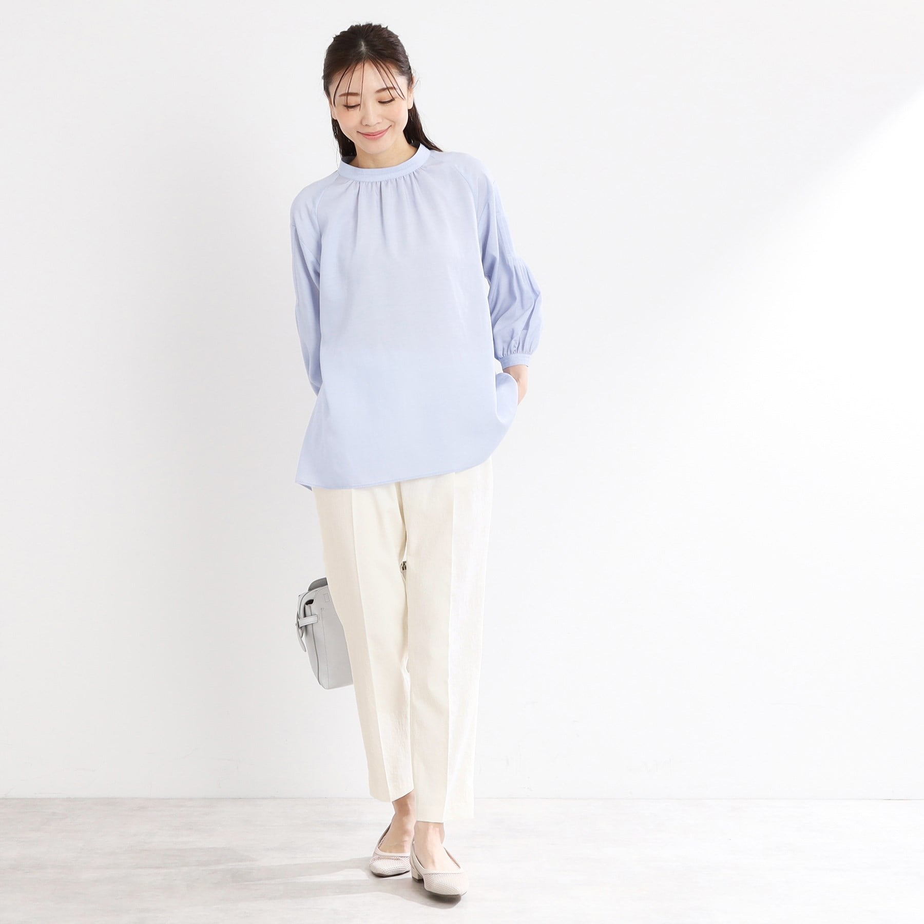 リフレクト Reflect 【UVカット／接触冷感／マシンウォッシュ可】リラクシーセンタープレスパンツ （オフホワイト(003)） オフホワイト(003)