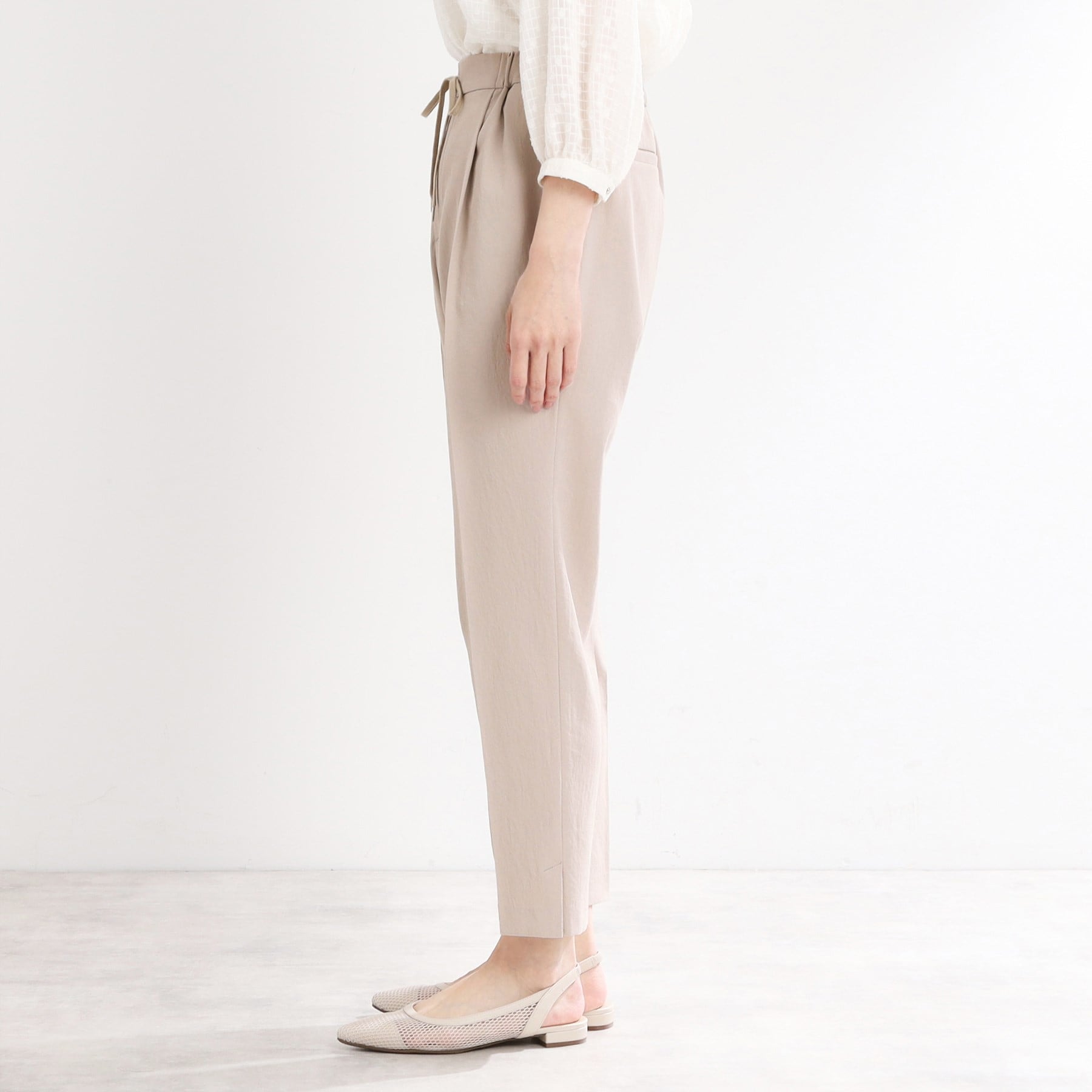 リフレクト Reflect 【UVカット／接触冷感／マシンウォッシュ可】リラクシーセンタープレスパンツ （オフホワイト(003)） オフホワイト(003)