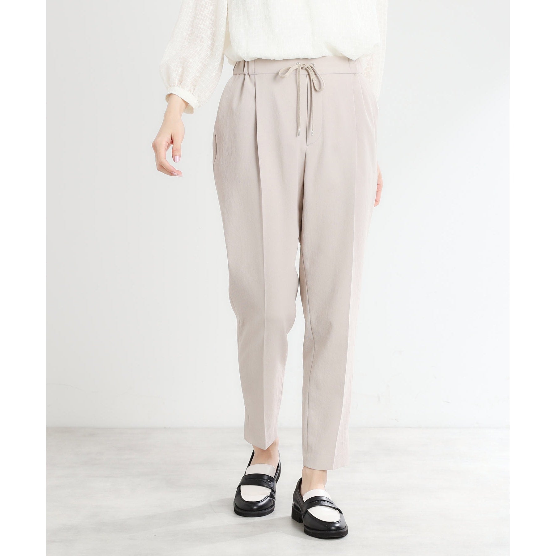 リフレクト Reflect 【UVカット／接触冷感／マシンウォッシュ可】リラクシーセンタープレスパンツ （オフホワイト(003)） オフホワイト(003)