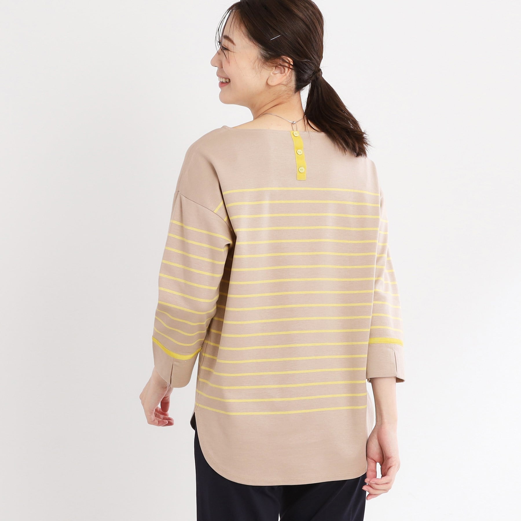 リフレクト Reflect 【UVカット／接触冷感／洗える】パネルボーダープルオーバー （ミントグリーン(321)） ミントグリーン(321)