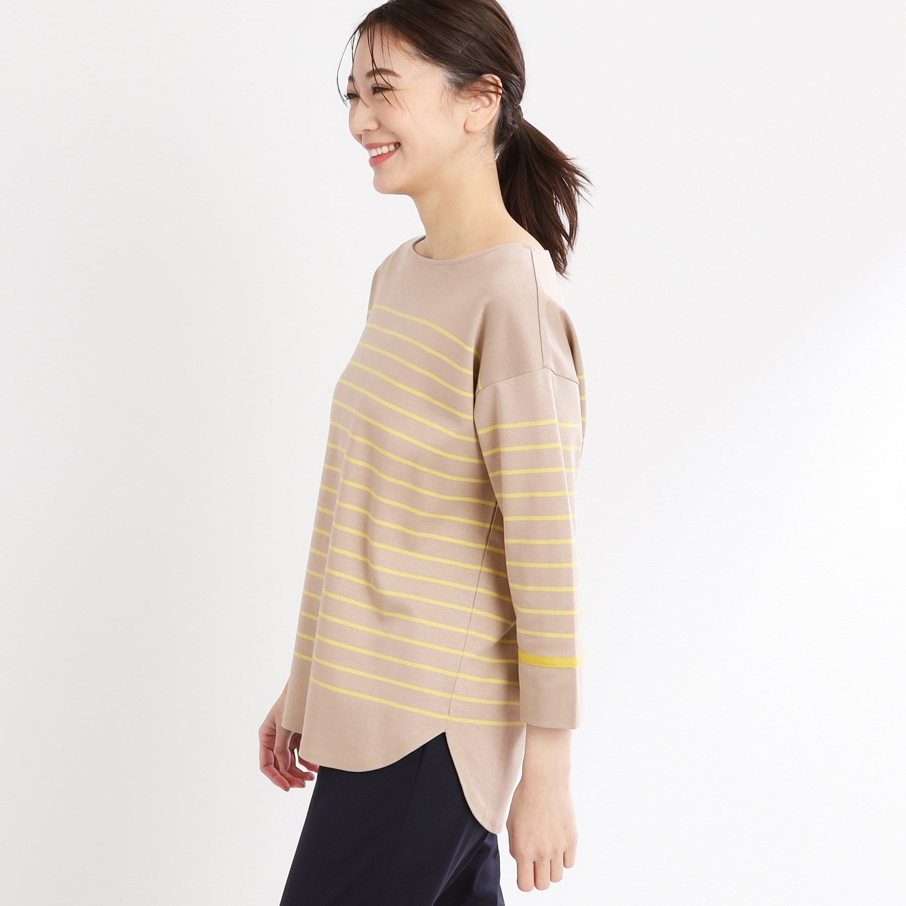 リフレクト Reflect 【UVカット／接触冷感／洗える】パネルボーダープルオーバー （ミントグリーン(321)） ミントグリーン(321)