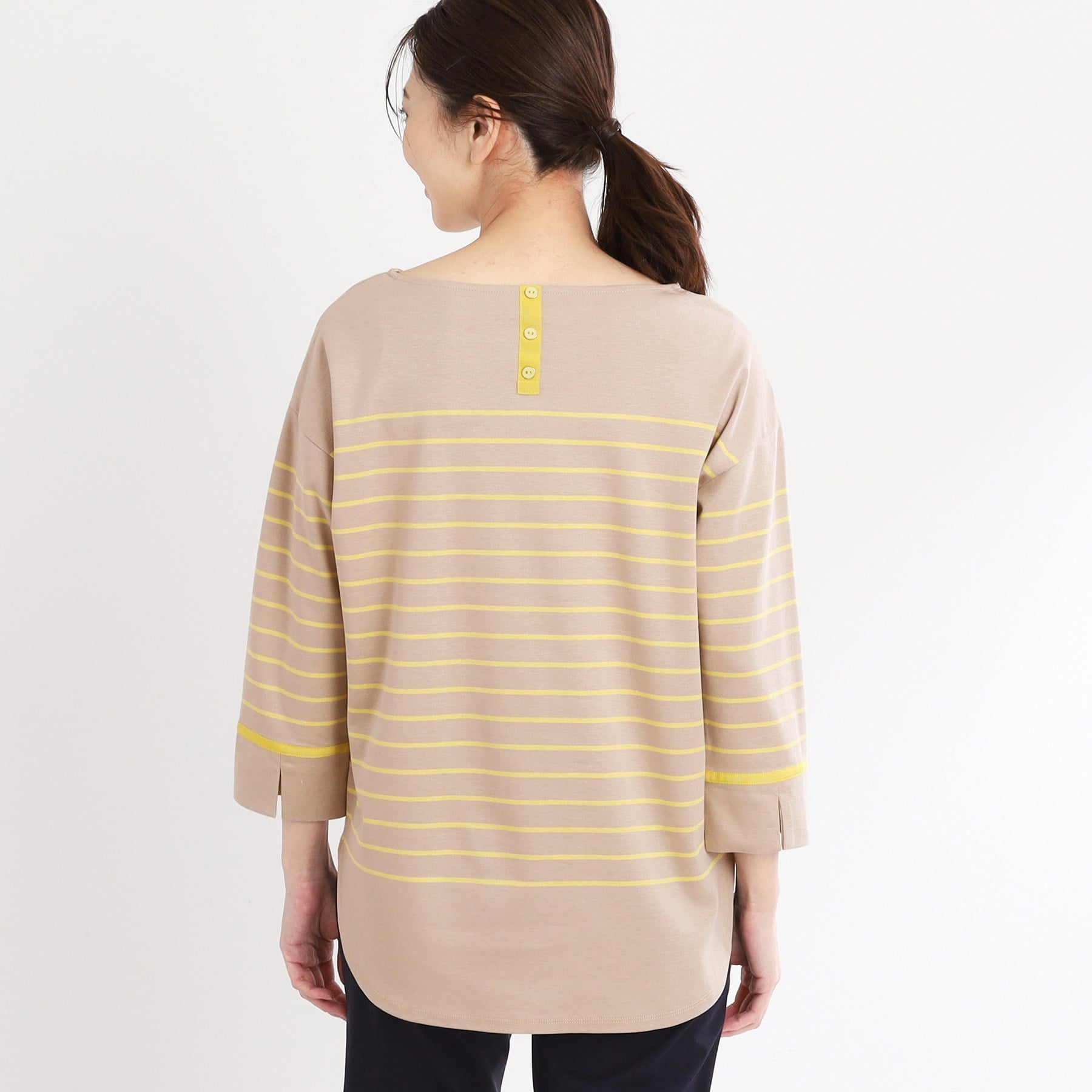 リフレクト Reflect 【UVカット／接触冷感／洗える】パネルボーダープルオーバー （ミントグリーン(321)） ミントグリーン(321)