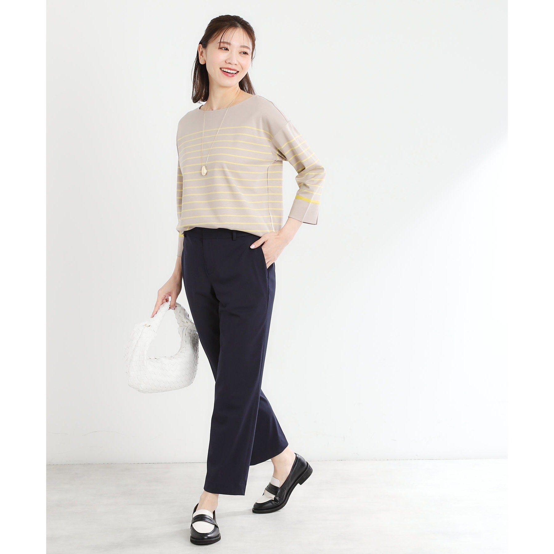 リフレクト Reflect 【UVカット／接触冷感／洗える】パネルボーダープルオーバー （ミントグリーン(321)） ミントグリーン(321)