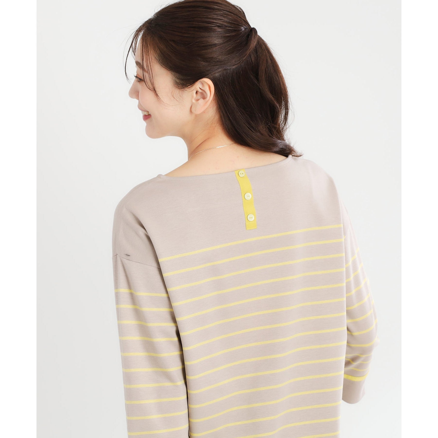 リフレクト Reflect 【UVカット／接触冷感／洗える】パネルボーダープルオーバー （ミントグリーン(321)） ミントグリーン(321)