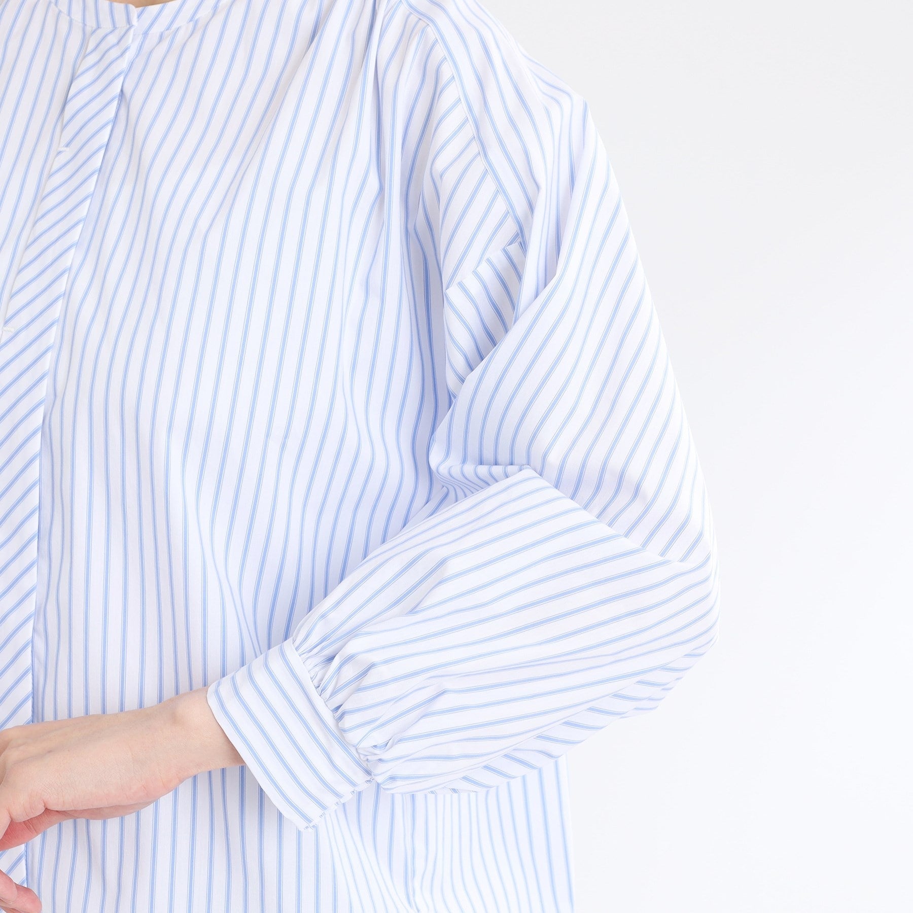 リフレクト Reflect 【E-QUALITY／手洗い可】ストライプシャツ （ベージュ(352)） ベージュ(352)