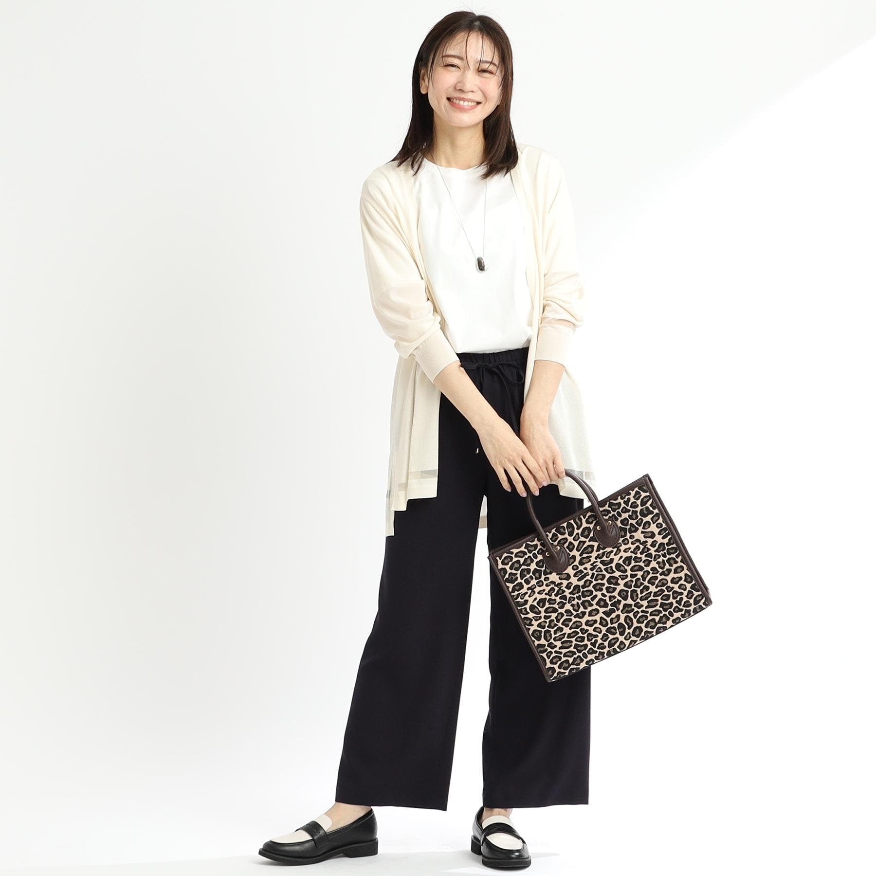 リフレクト Reflect 【手洗い可】涼しげ着流しカーディガン （ブラウン(044)） ブラウン(044)