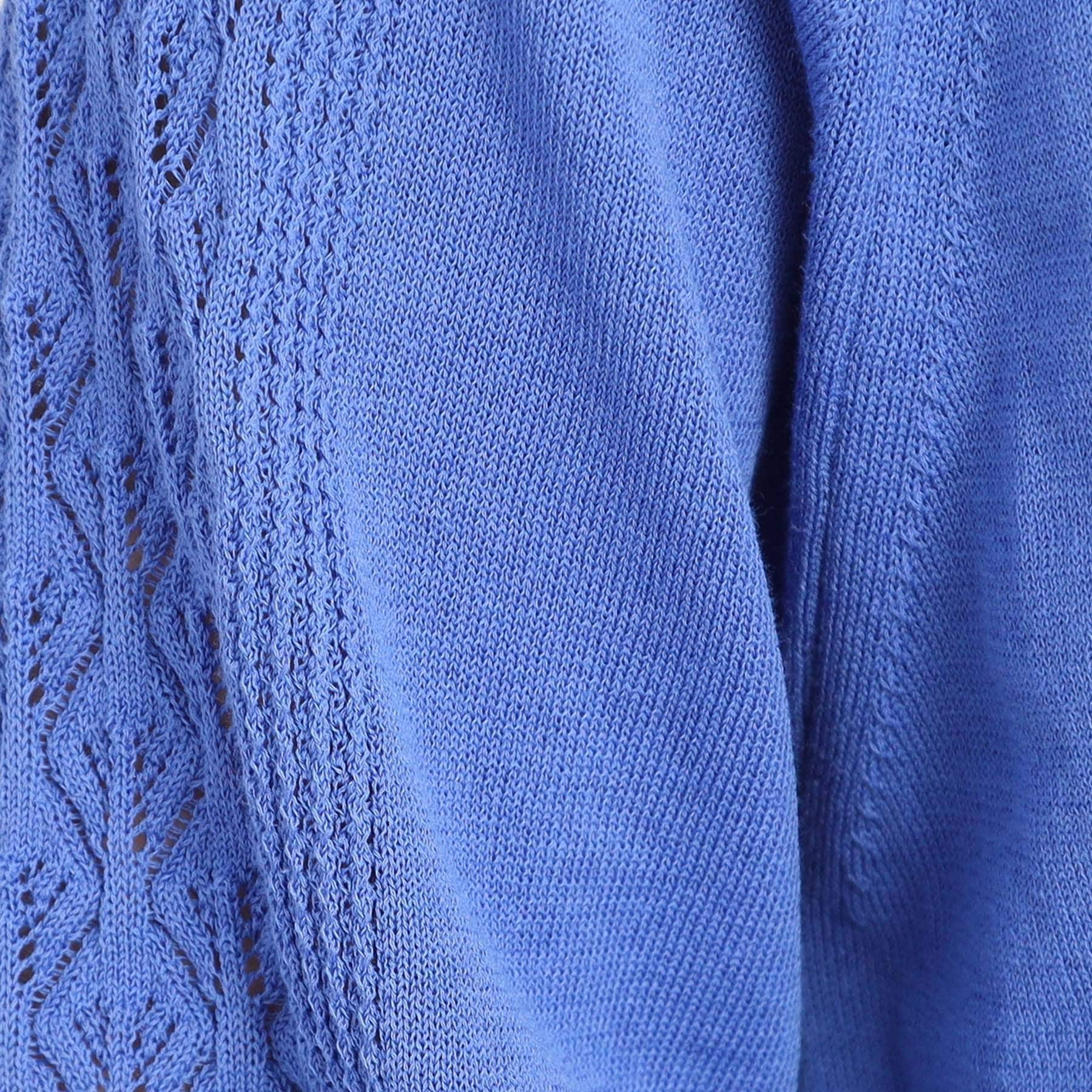 リフレクト Reflect 【WEB先行カラーあり／手洗い可】透かし柄スリーブニット （オフホワイト(003)） オフホワイト(003)