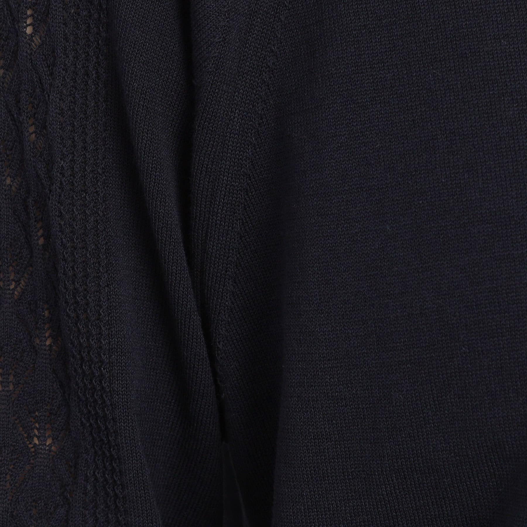 リフレクト Reflect 【WEB先行カラーあり／手洗い可】透かし柄スリーブニット （オフホワイト(003)） オフホワイト(003)