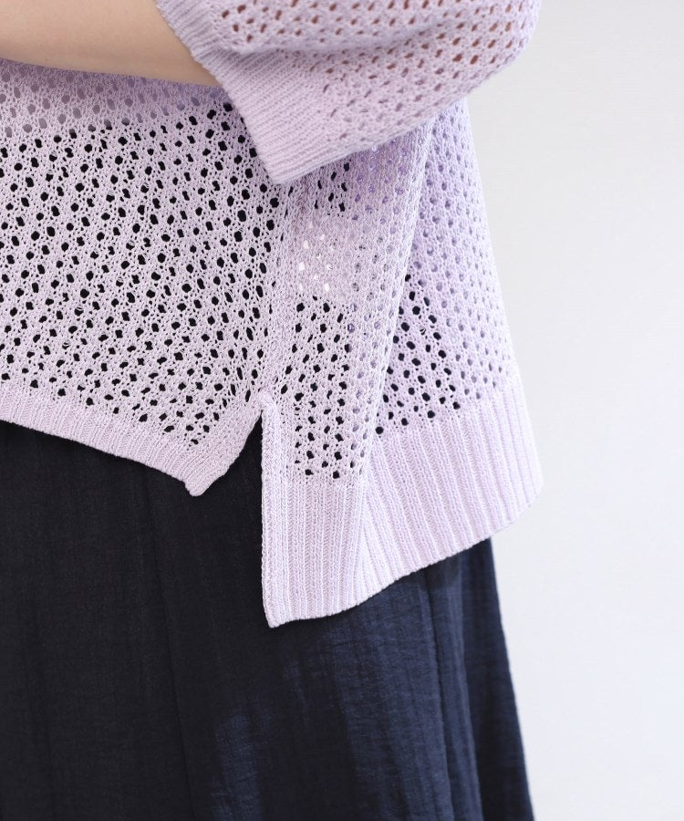 リフレクト Reflect 【E-QUALITY／手洗い可】レーシーニット （ラベンダー(080)） ラベンダー(080)