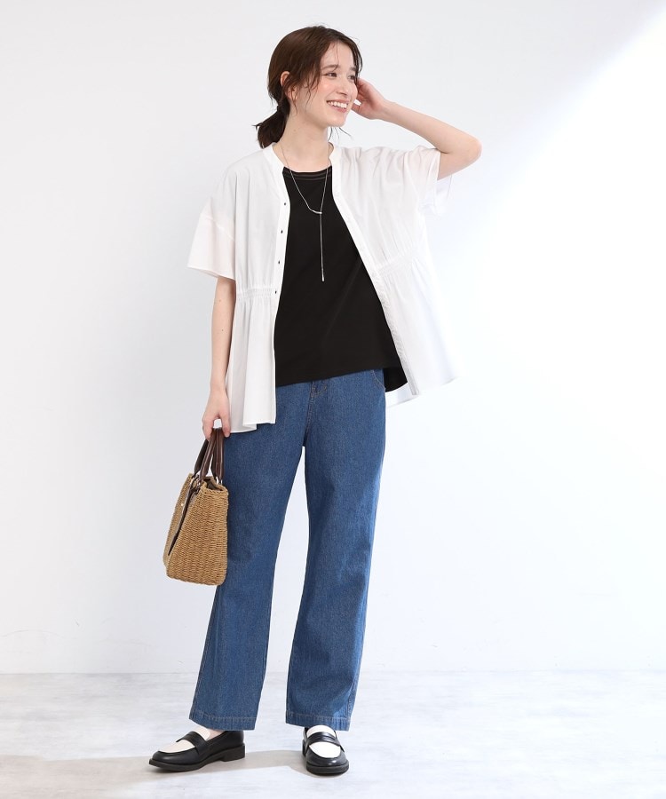 リフレクト Reflect 【E-QUALITY／手洗い可】スキッパーブラウス （オフホワイト(003)） オフホワイト(003)