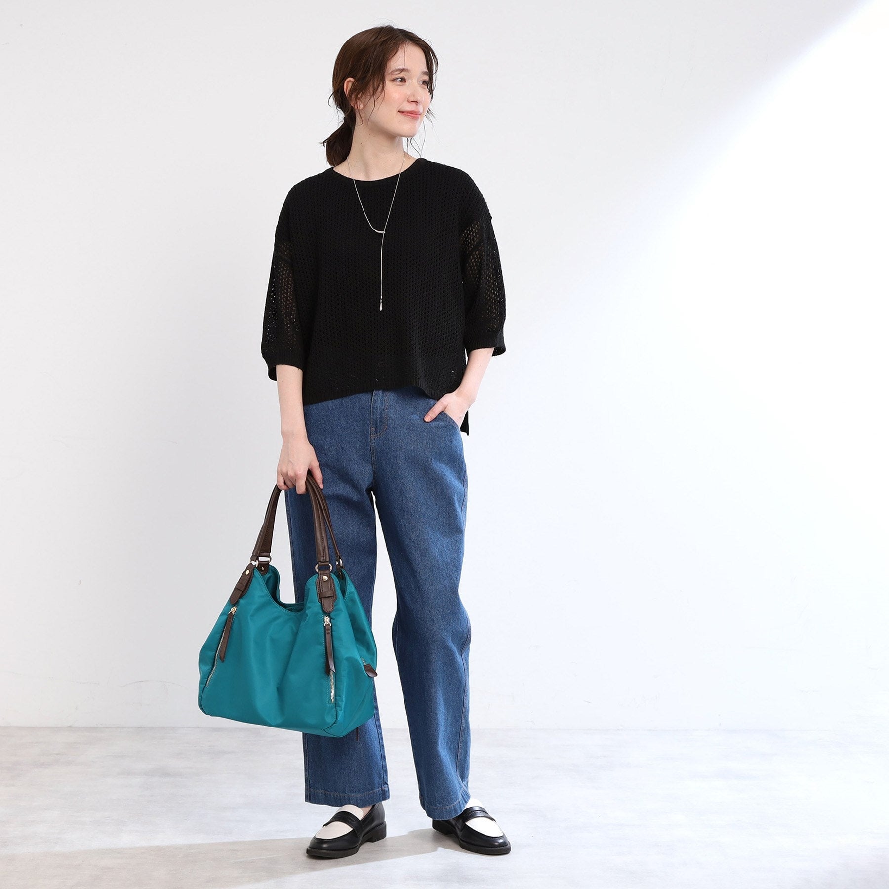 リフレクト Reflect 【E-QUALITY／手洗い可】レーシーニット （ブラック(019)） ブラック(019)