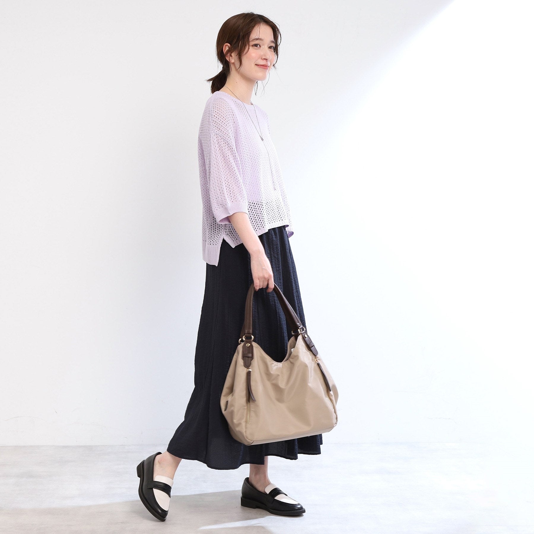 リフレクト Reflect 【E-QUALITY／手洗い可】レーシーニット （ブラック(019)） ブラック(019)