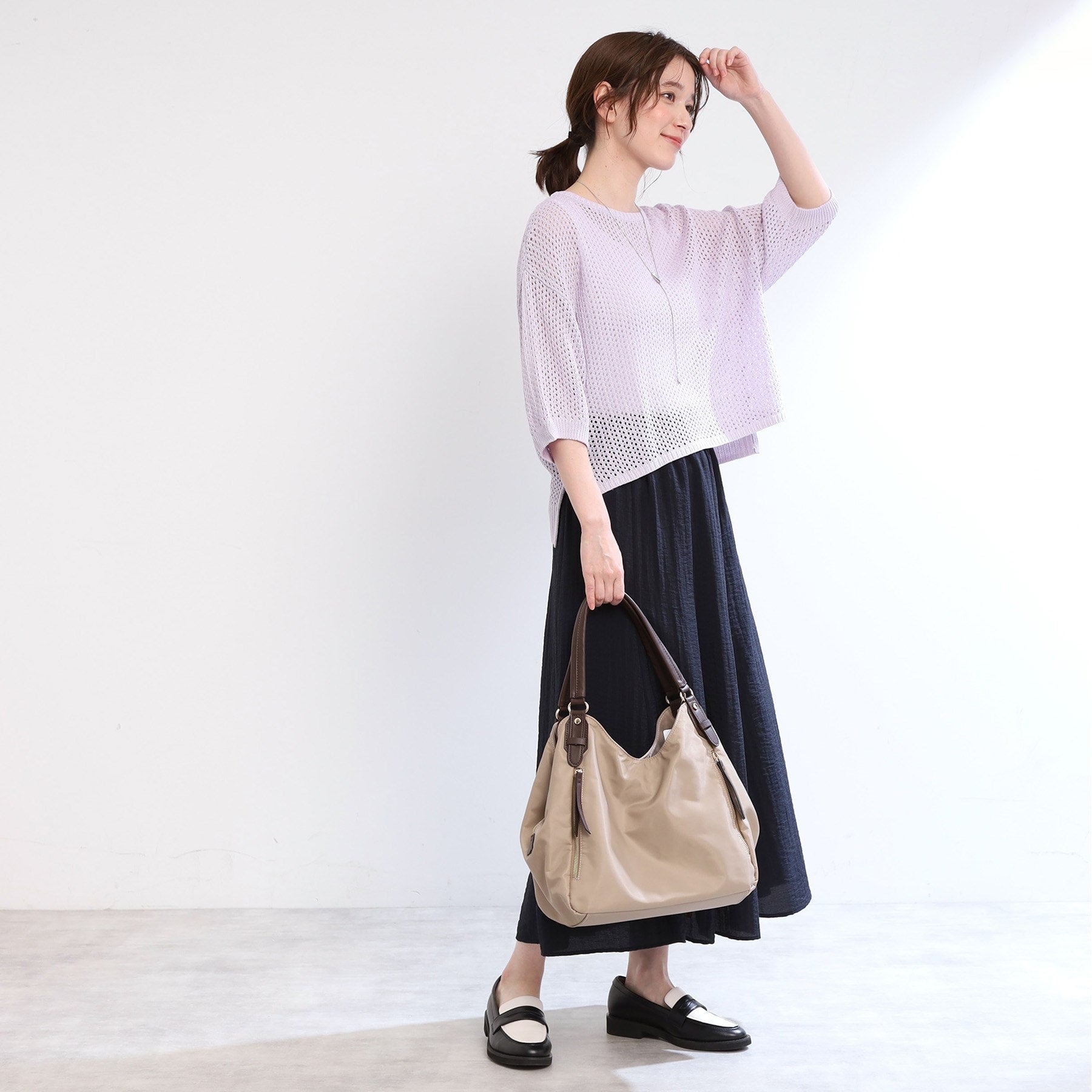 リフレクト Reflect 【E-QUALITY／手洗い可】レーシーニット （ブラック(019)） ブラック(019)