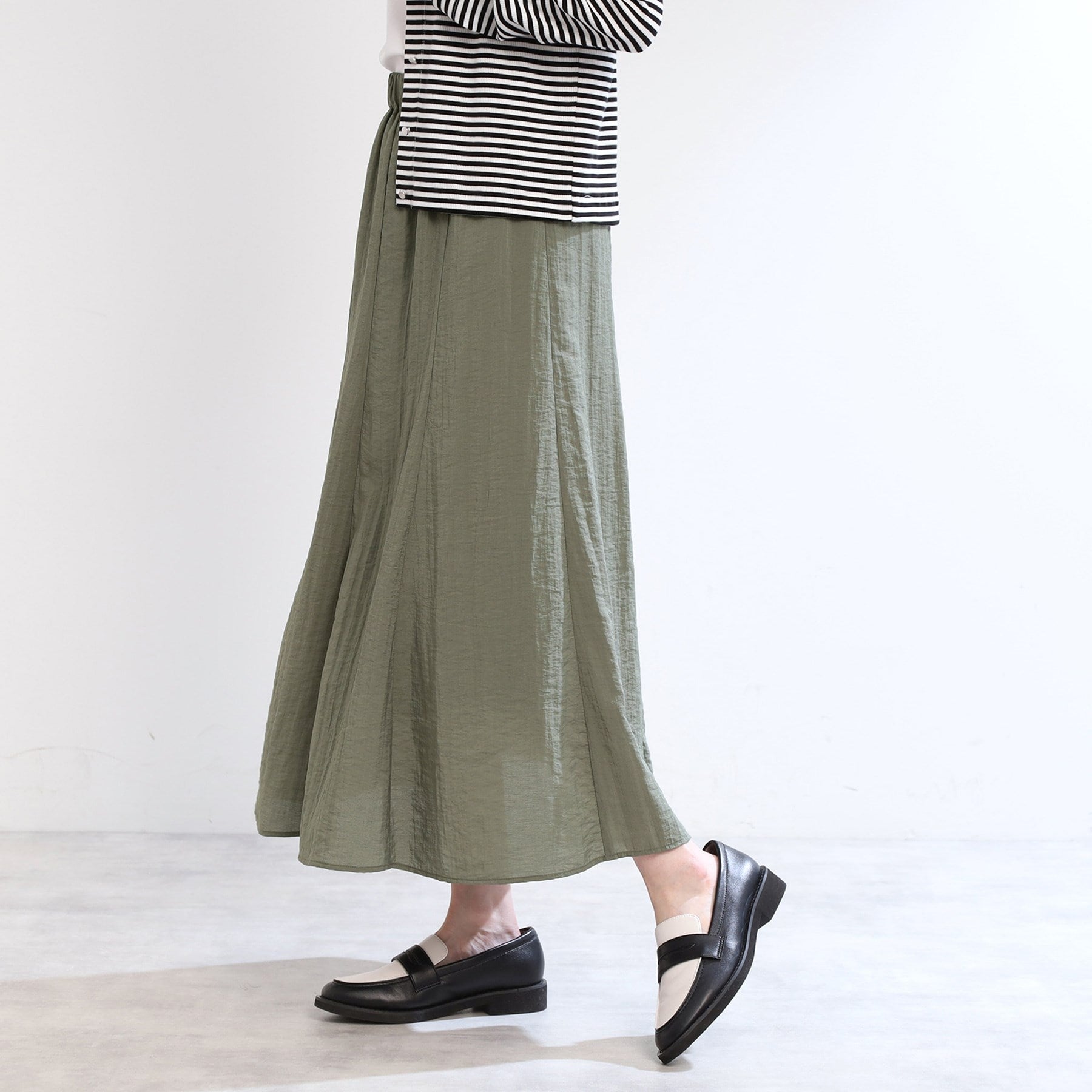 リフレクト Reflect 【E-QUALITY／手洗い可】シアースカート （ネイビー(094)） ネイビー(094)