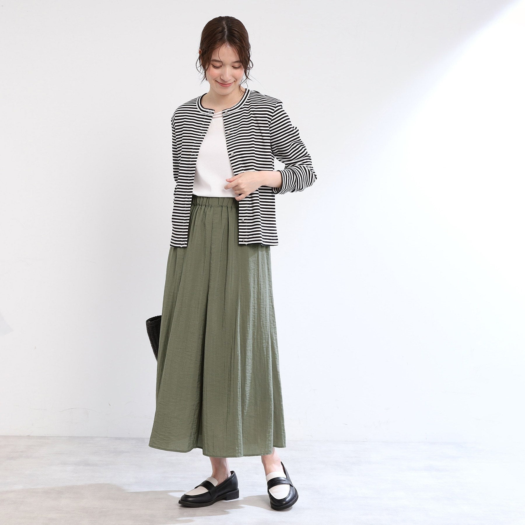 リフレクト Reflect 【E-QUALITY／手洗い可】シアースカート （ネイビー(094)） ネイビー(094)