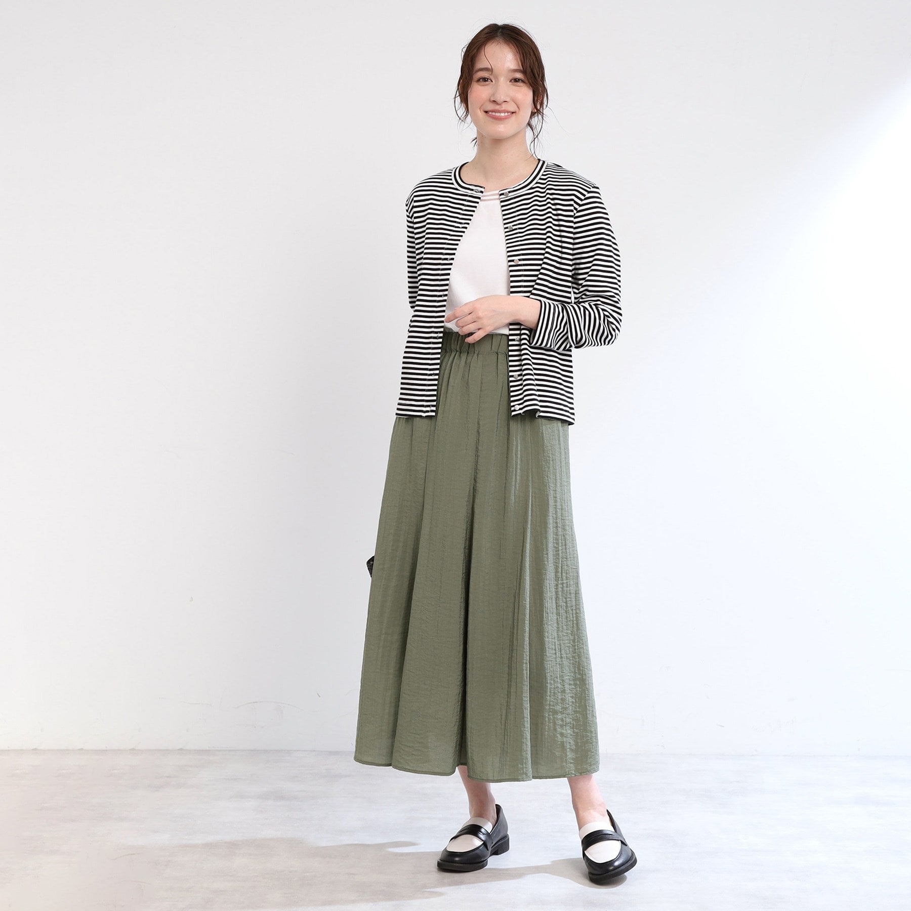 リフレクト Reflect 【E-QUALITY／手洗い可】シアースカート （ネイビー(094)） ネイビー(094)