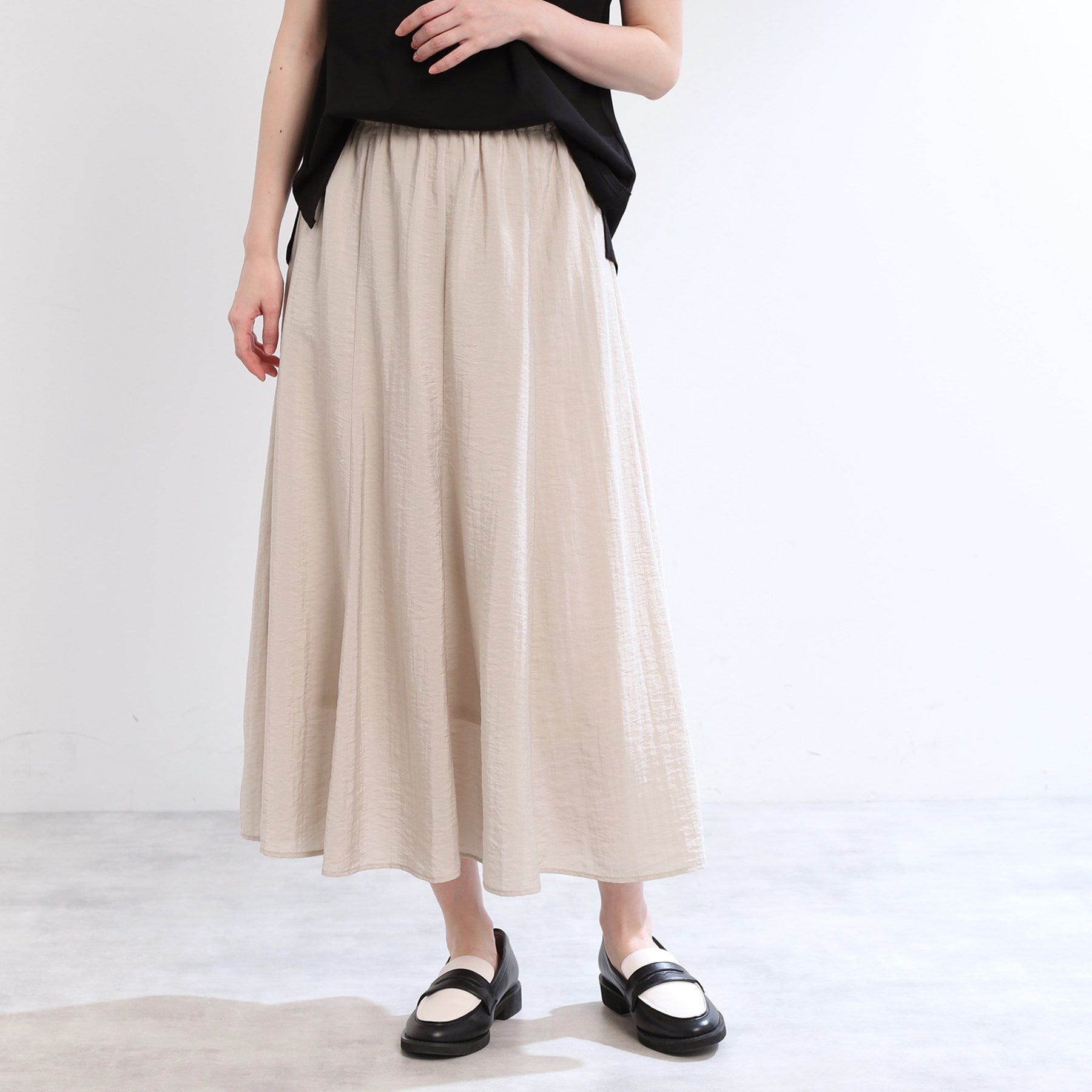 リフレクト Reflect 【E-QUALITY／手洗い可】シアースカート （ネイビー(094)） ネイビー(094)