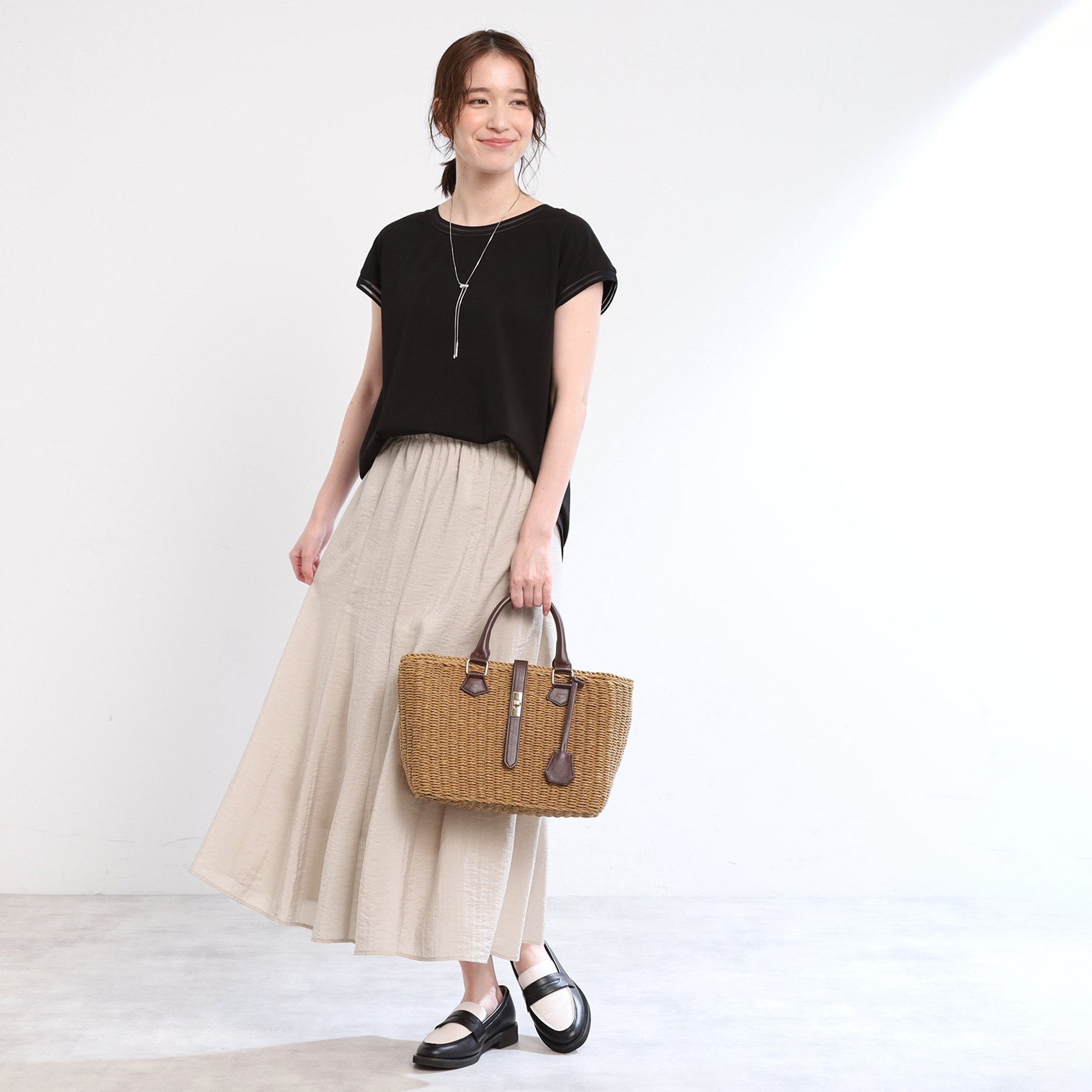 リフレクト Reflect 【E-QUALITY／手洗い可】シアースカート （ネイビー(094)） ネイビー(094)