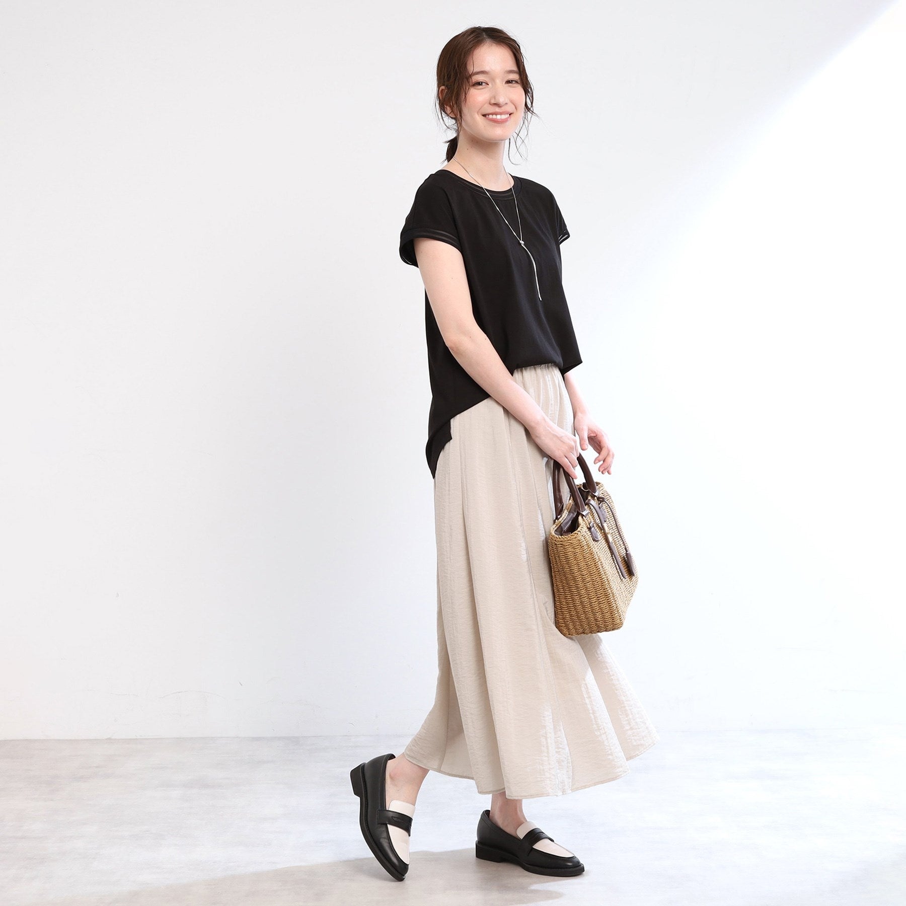 リフレクト Reflect 【E-QUALITY／手洗い可】シアースカート （ネイビー(094)） ネイビー(094)