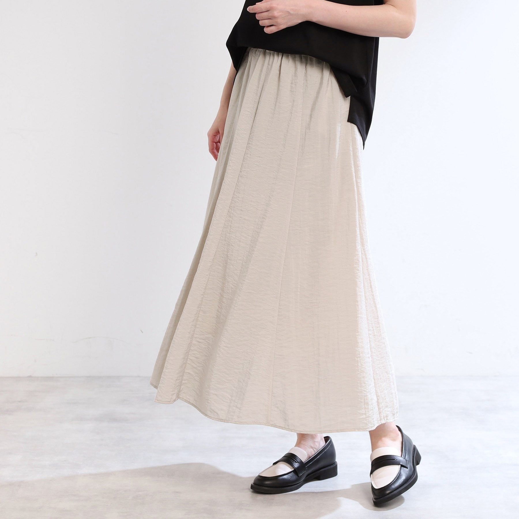 リフレクト Reflect 【E-QUALITY／手洗い可】シアースカート （ネイビー(094)） ネイビー(094)