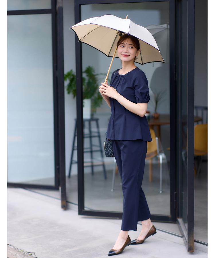 リフレクト Reflect 【UVカット／接触冷感／マシンウォッシュ可／撥水／雨の日OK！】レインシリーズブラウス （キャメルブラウン(041)） キャメルブラウン(041)