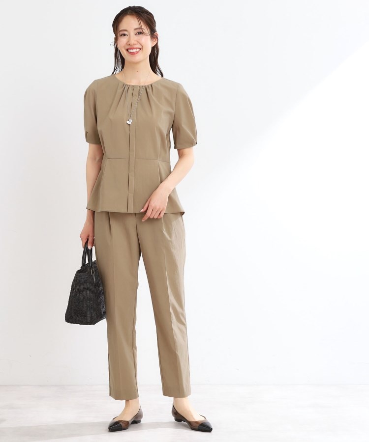 リフレクト Reflect 【UVカット／接触冷感／マシンウォッシュ可／撥水／雨の日OK！】レインシリーズブラウス （キャメルブラウン(041)） キャメルブラウン(041)