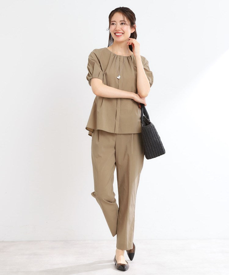 リフレクト Reflect 【UVカット／接触冷感／マシンウォッシュ可／撥水／雨の日OK！】レインシリーズブラウス （キャメルブラウン(041)） キャメルブラウン(041)