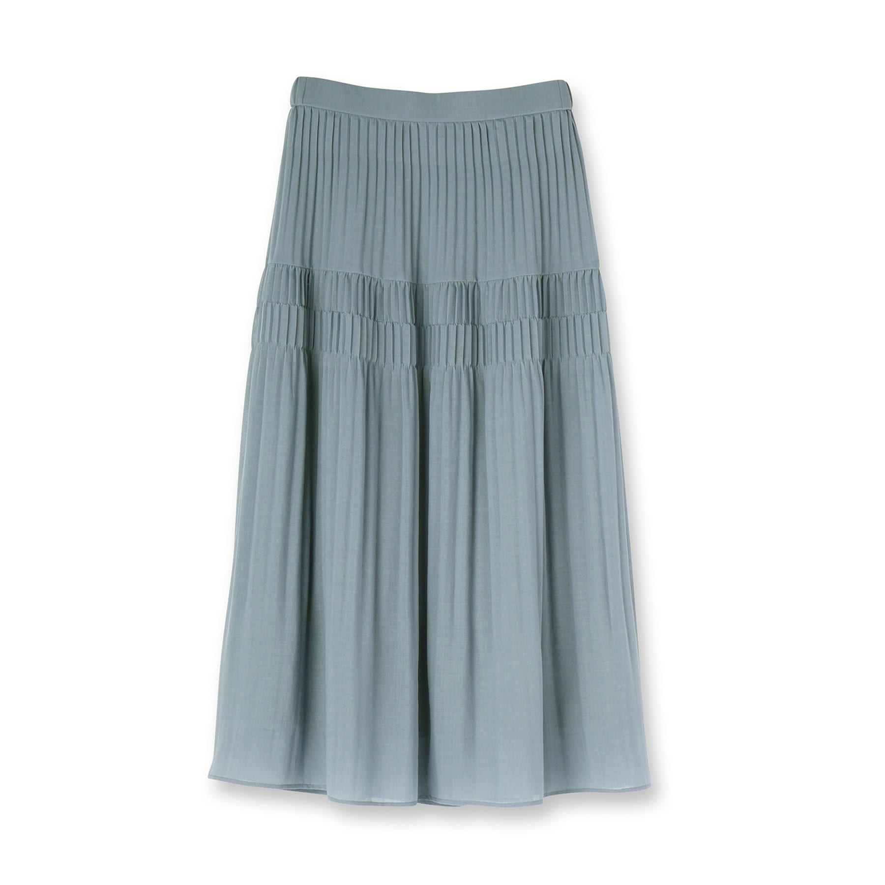 リフレクト Reflect 【マシンウォッシュ可】プリーツティアードスカート （ライトベージュ(051)） ライトベージュ(051)