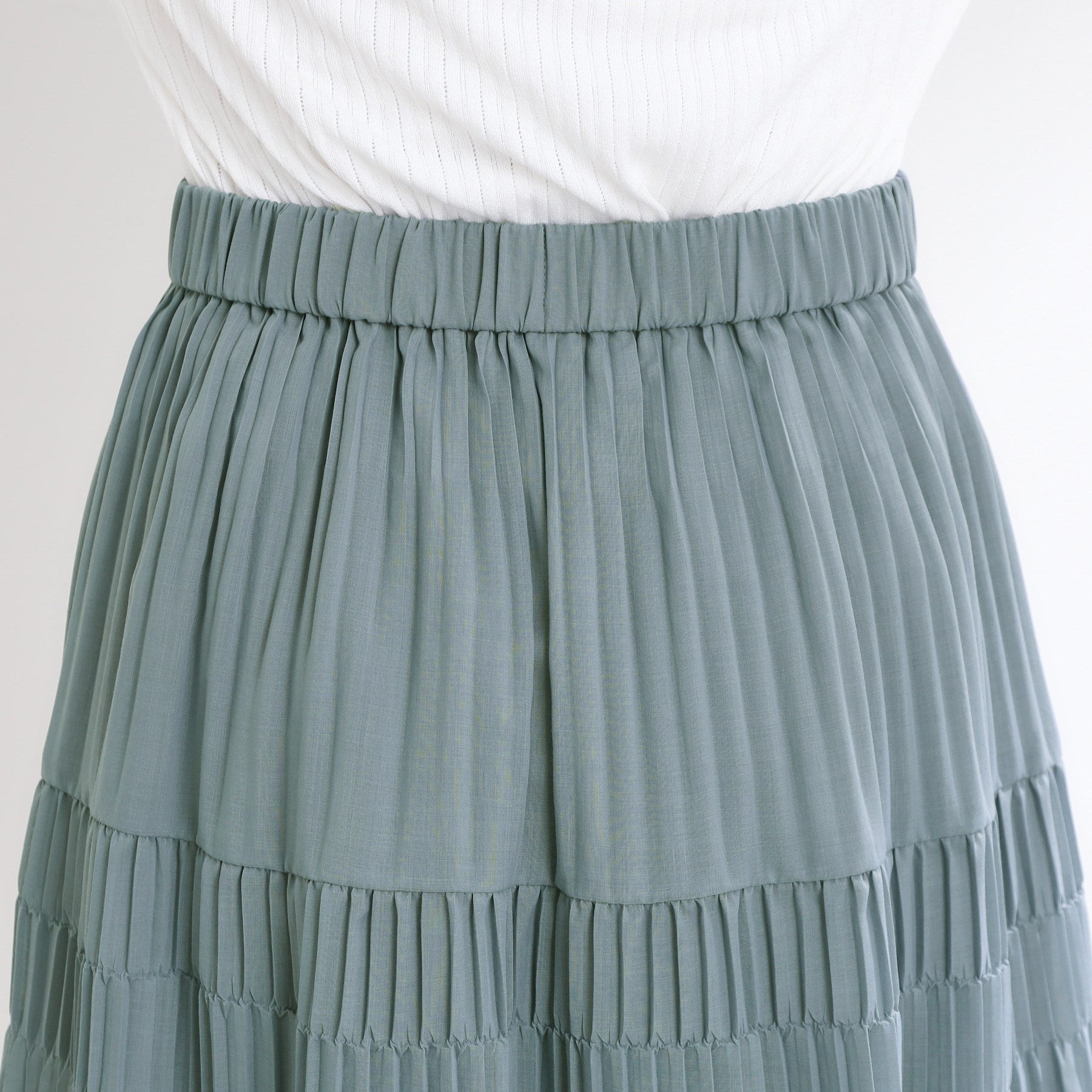 リフレクト Reflect 【マシンウォッシュ可】プリーツティアードスカート （ライトベージュ(051)） ライトベージュ(051)