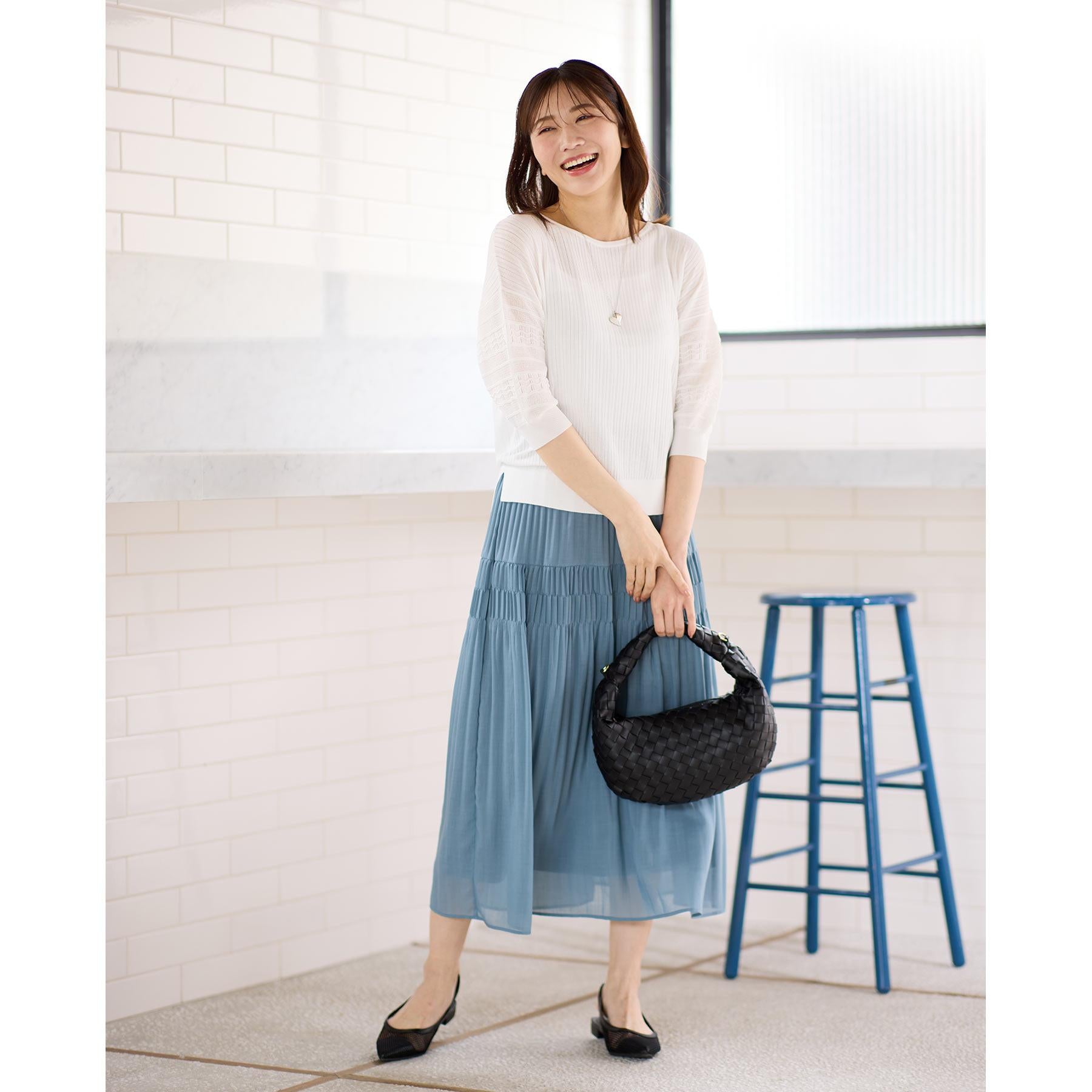 リフレクト Reflect 【マシンウォッシュ可】プリーツティアードスカート （ライトベージュ(051)） ライトベージュ(051)