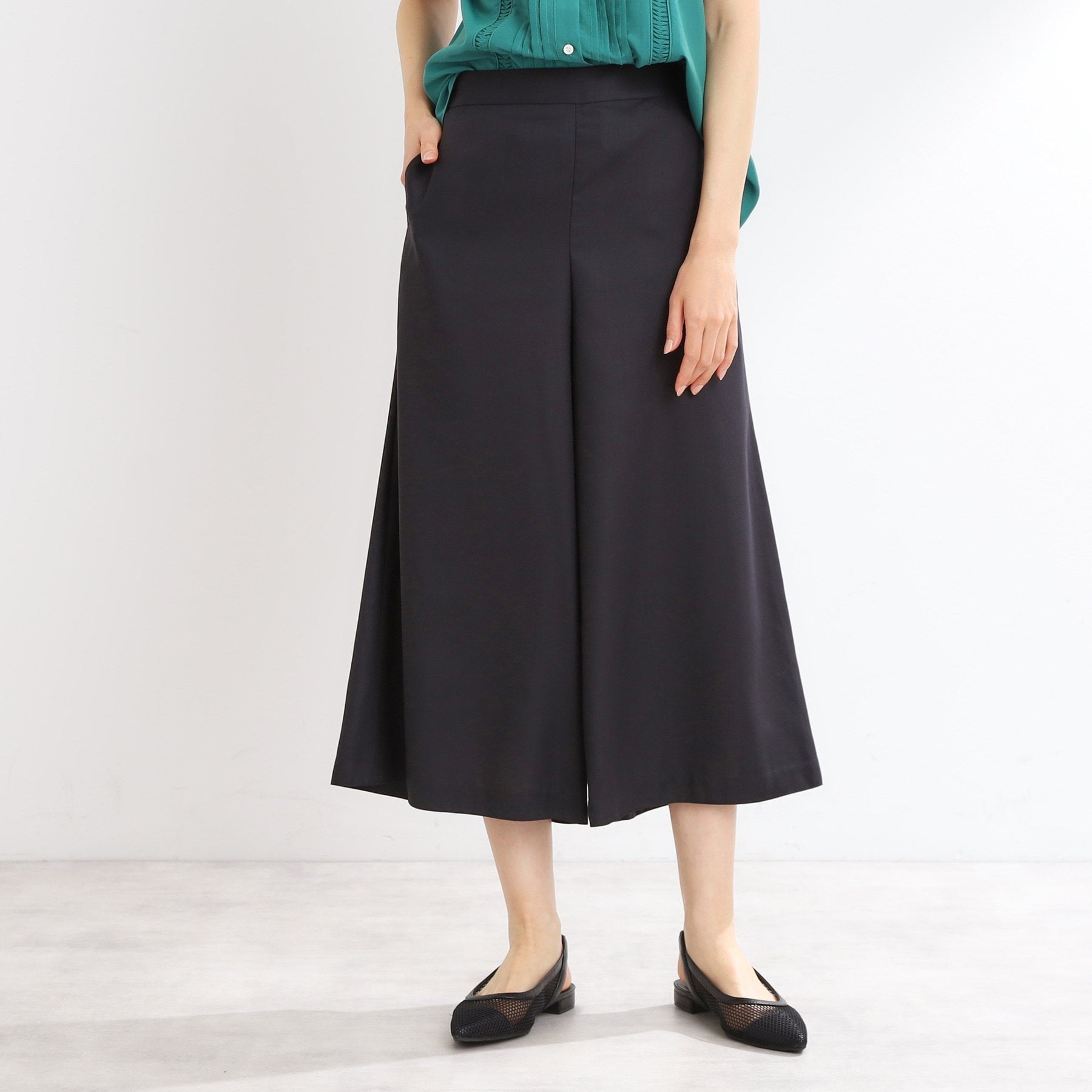 リフレクト Reflect 【UVカット／マシンウォッシュ可】フレアスカーチョ （ブラック(019)） ブラック(019)